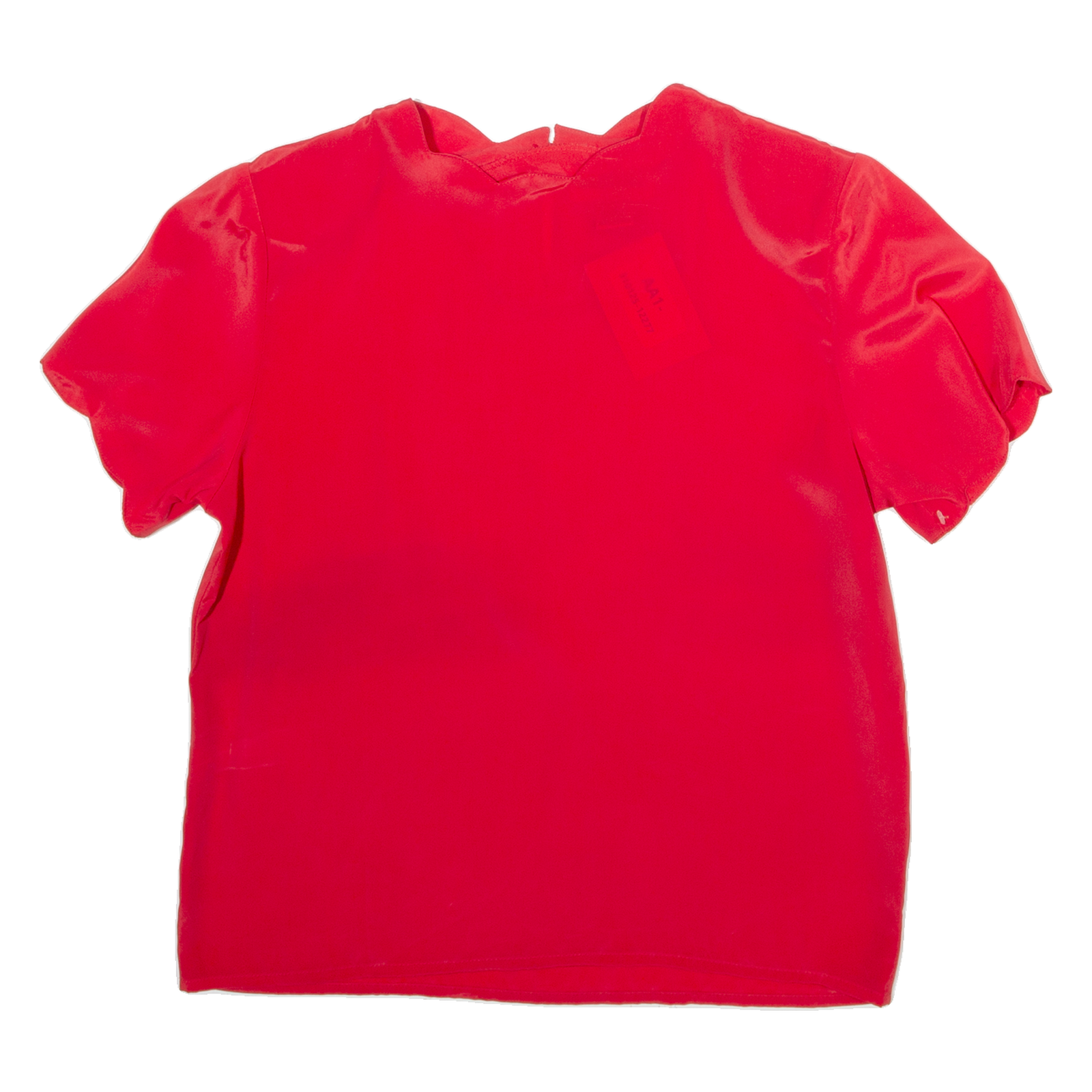 SARA STEPHEN Womens Blouse Red S Refurbished - N/A refurbished available on Cerqular