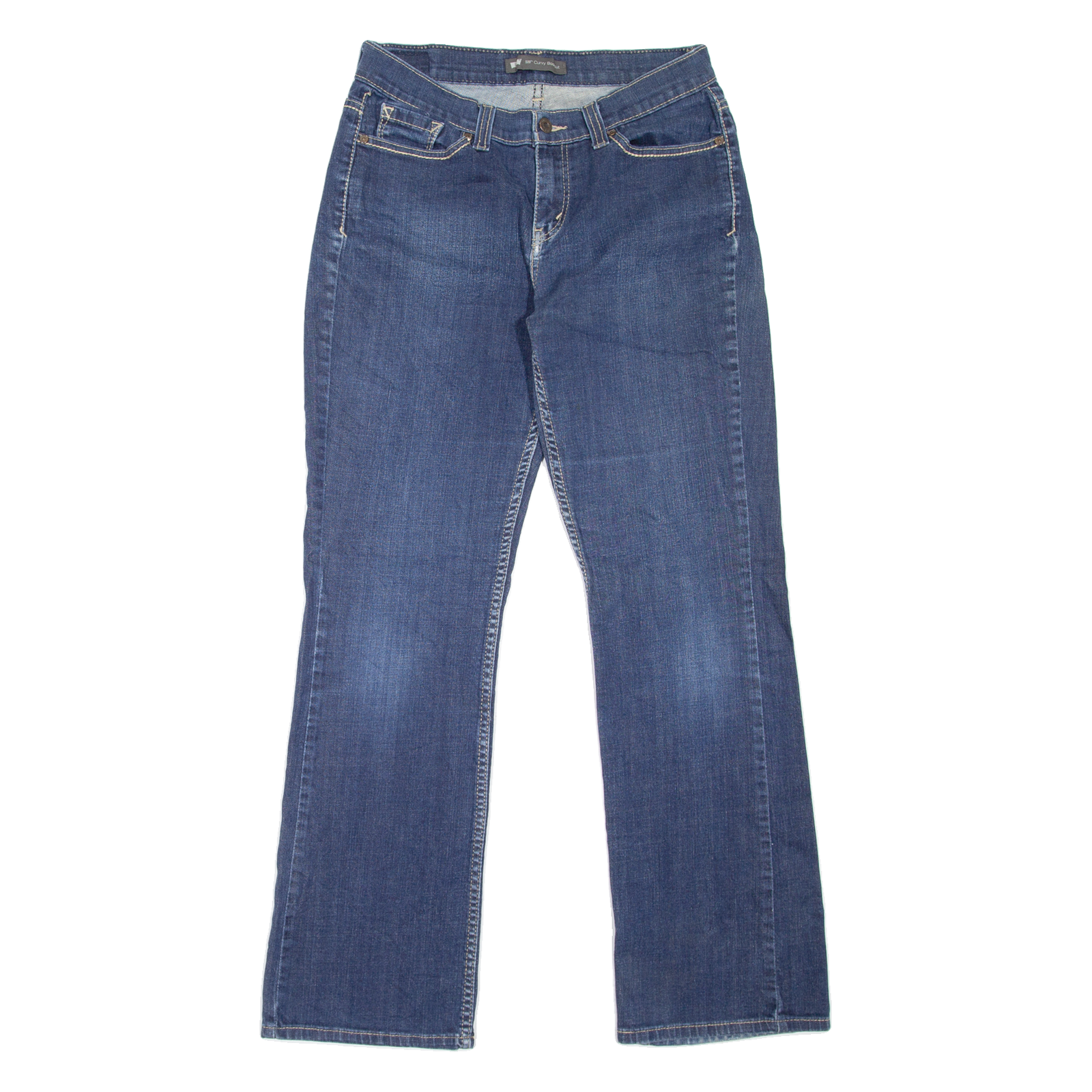 LEVI'S 529 Curvy Womens Jeans Blue Regular Bootcut Stone Wash W28 L32 Refurbished - N/A refurbished available on Cerqular