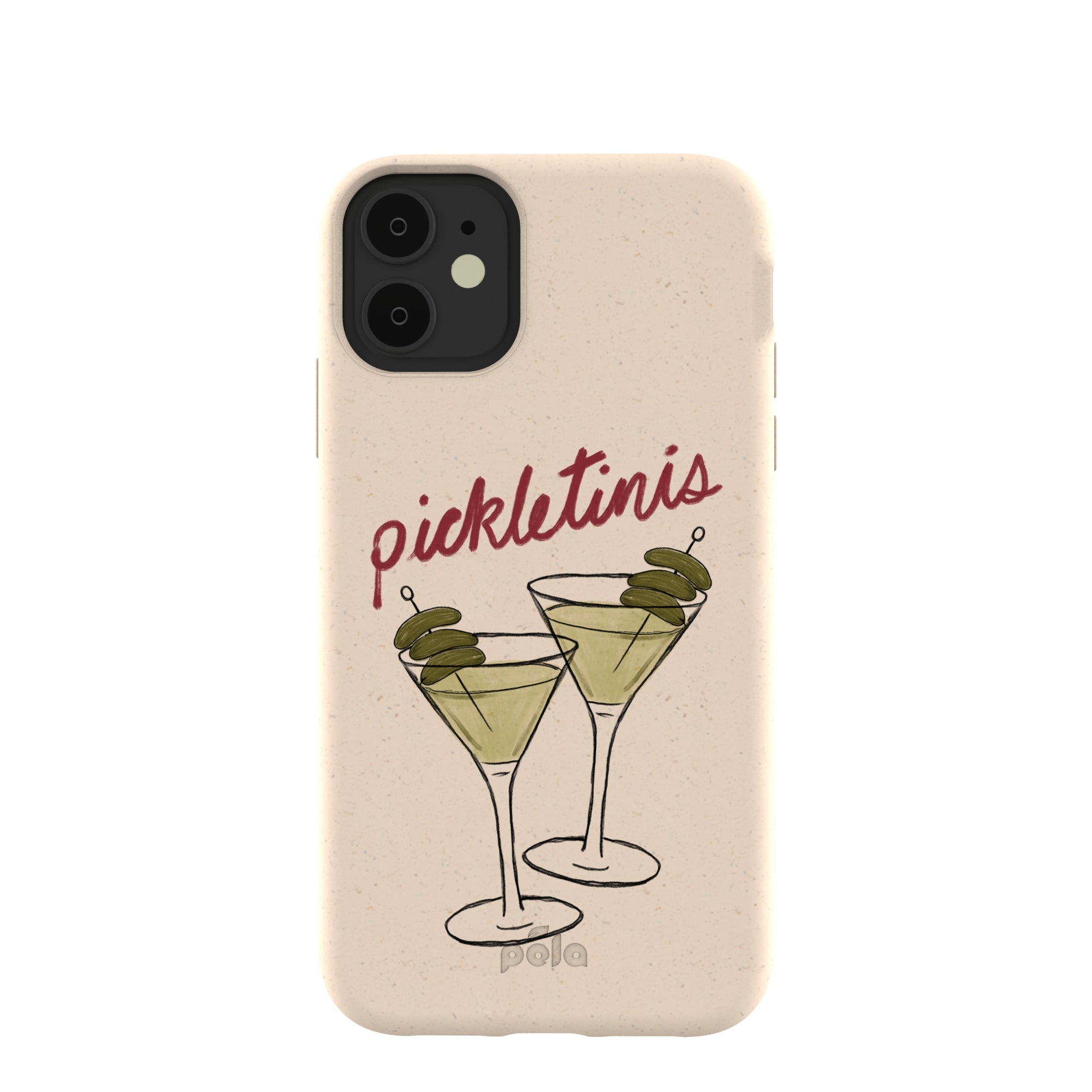 Seashell Pickletinis iPhone 11 Case Refurbished - Pela Case refurbished available on Cerqular