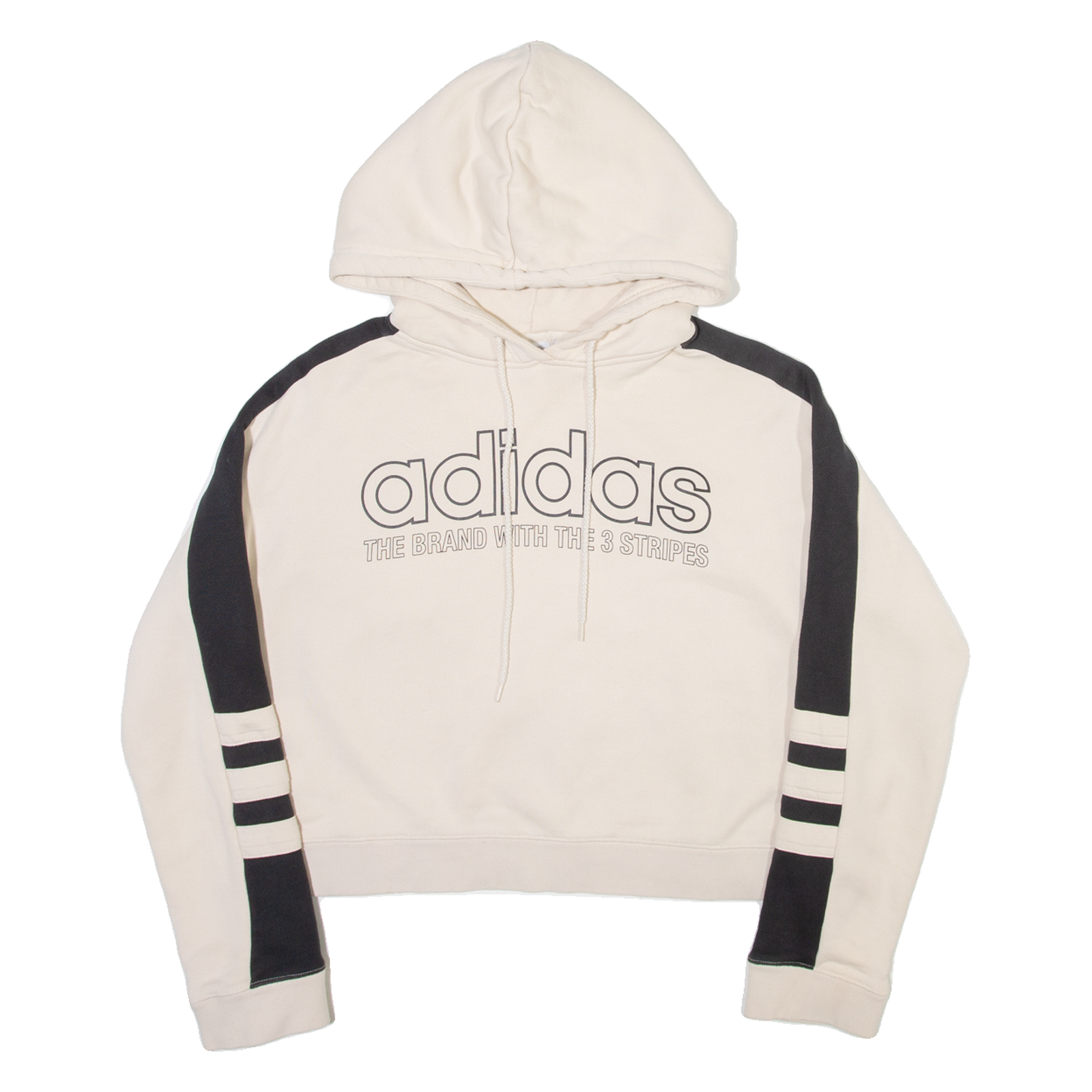 ADIDAS ORIGINALS Womens Cream Hoodie UK 10 Refurbished - N/A refurbished available on Cerqular