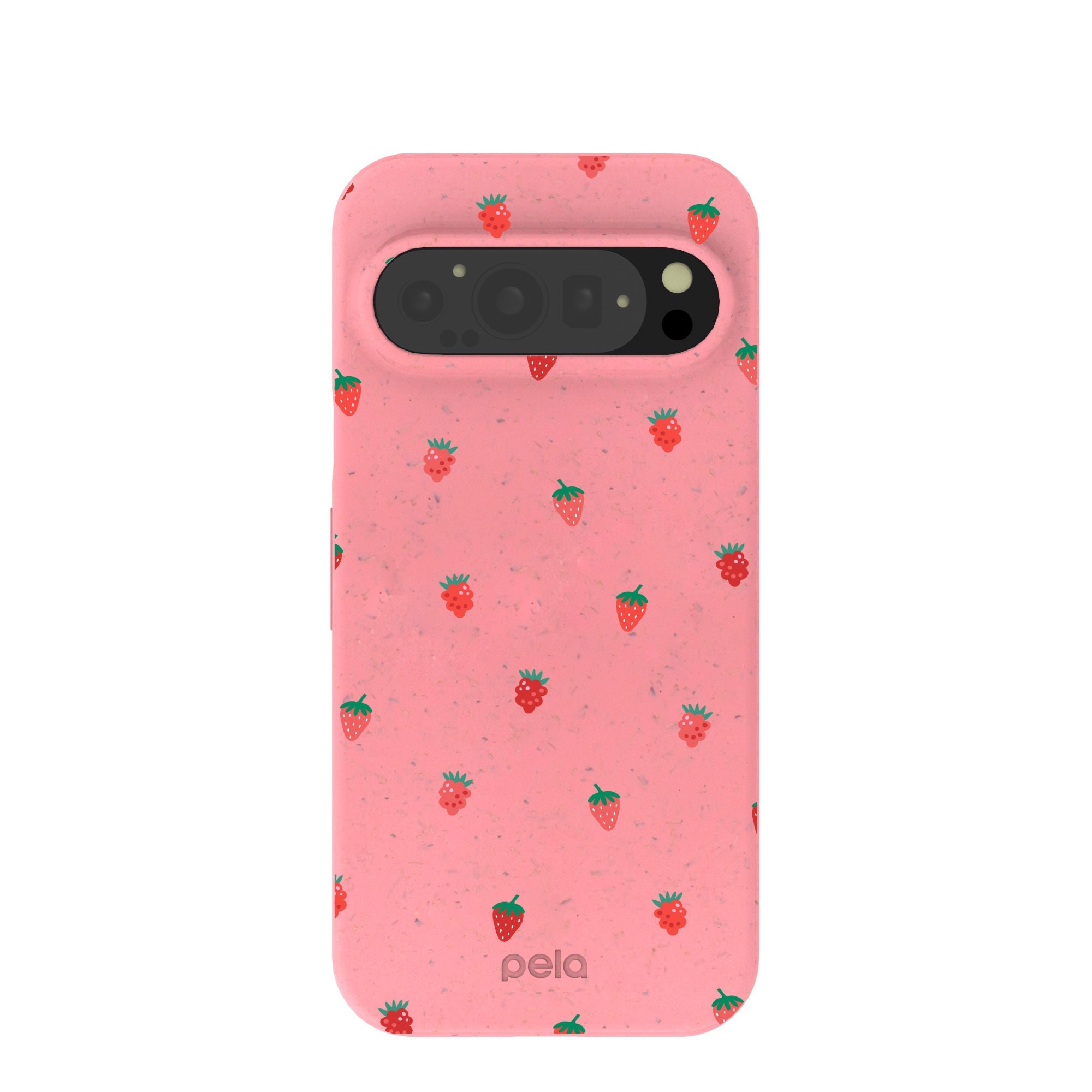 Bubblegum Pink Summer Berries Google Pixel 9/9 Pro Case Refurbished - Pela Case refurbished available on Cerqular