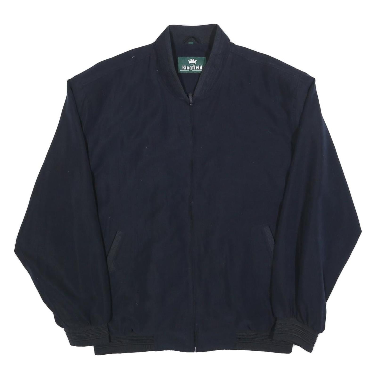 Buy KINGFIELD Mens Navy Bomber Jacket XL Polyester Blend Zip Plain Casual Refurbished - $45.49 KINGFIELD Mens Navy Bomber Jacket XL Polyester Blend Zip Plain Casual Refurbished - N/A refurbished available on Cerqular
