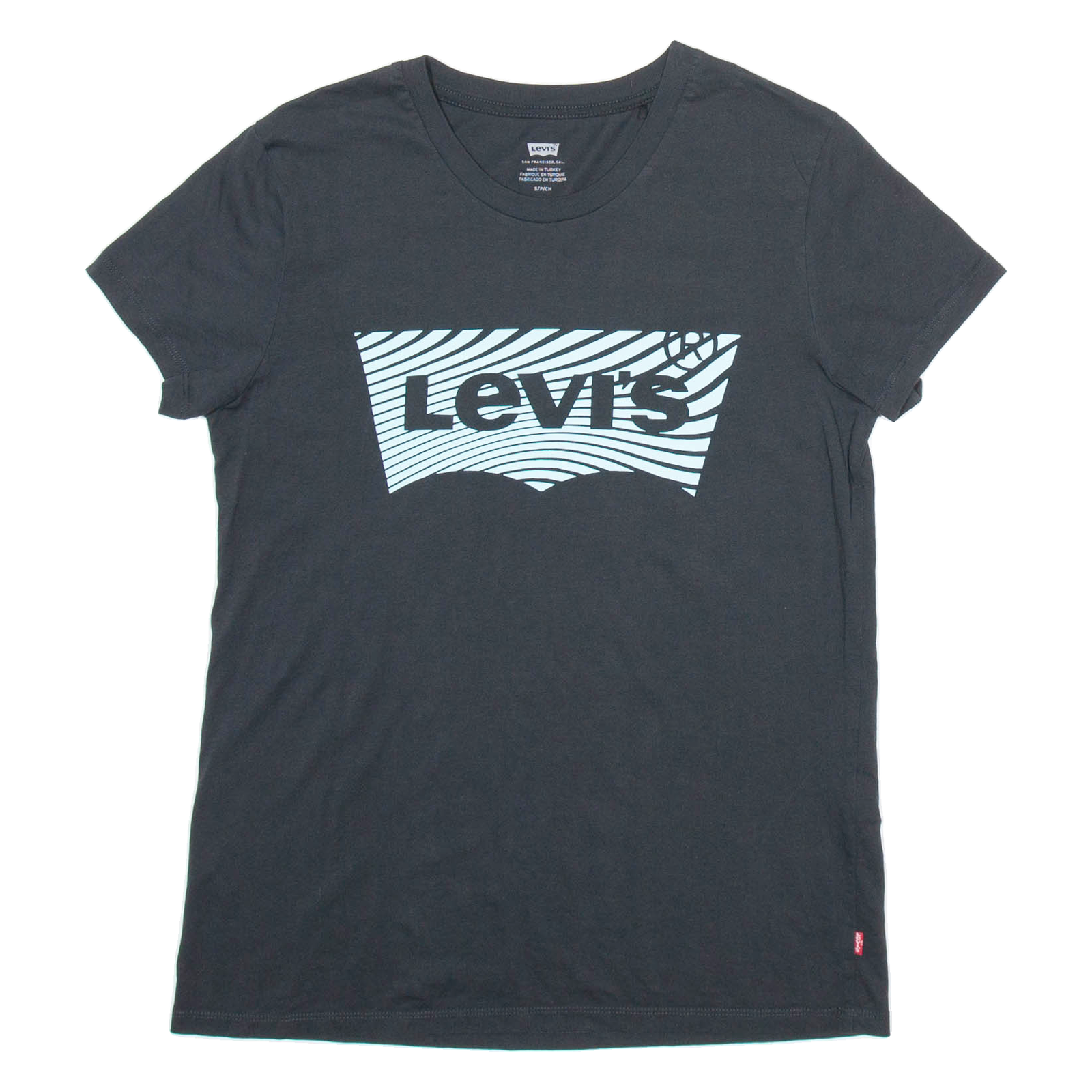 LEVI'S Mens T-Shirt Black S Refurbished - N/A refurbished available on Cerqular
