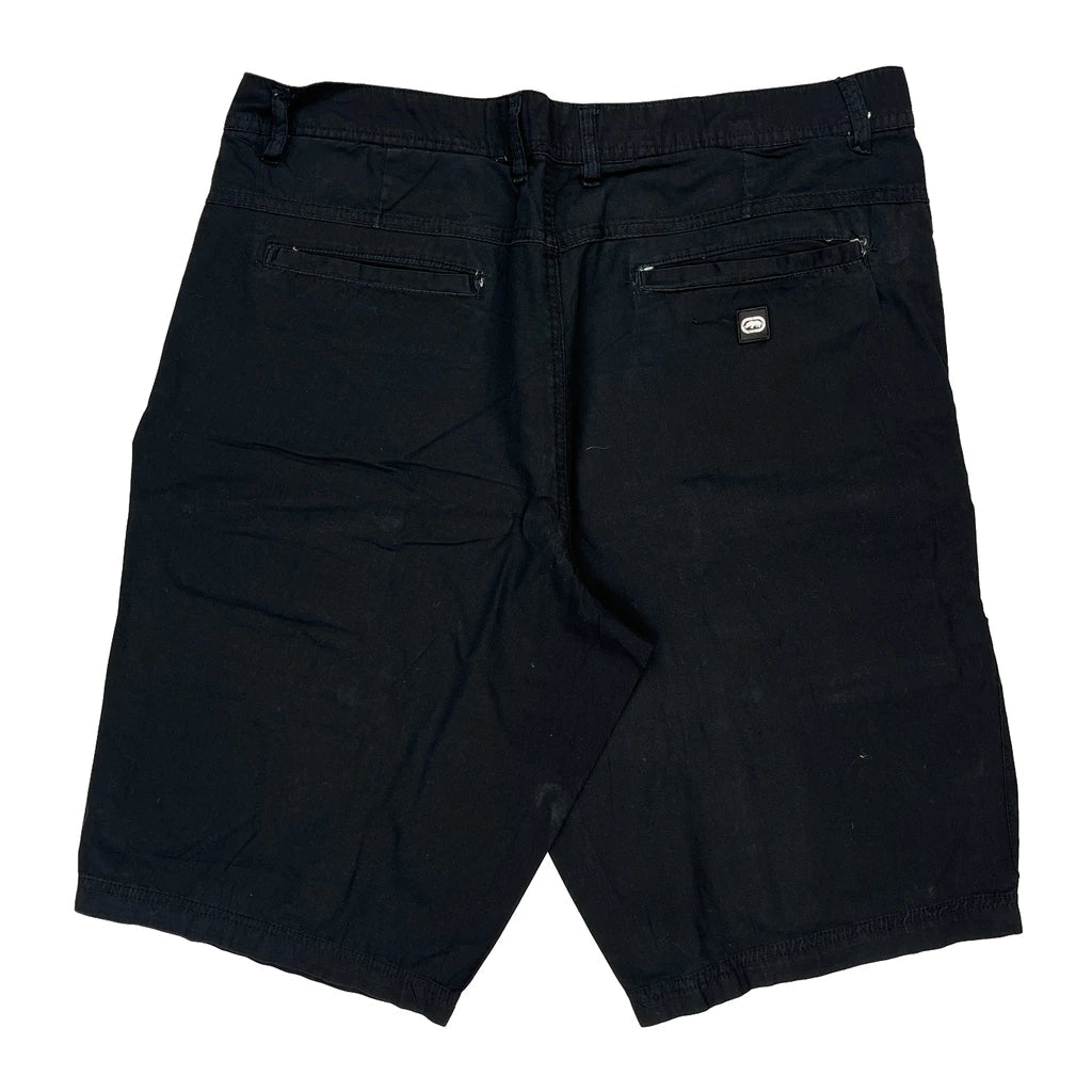 Ecko Unltd Cargo Shorts - 40W 11L Black Cotton Refurbished - Thrifted (note: this is a term often used to describe second- refurbished available on Cerqular