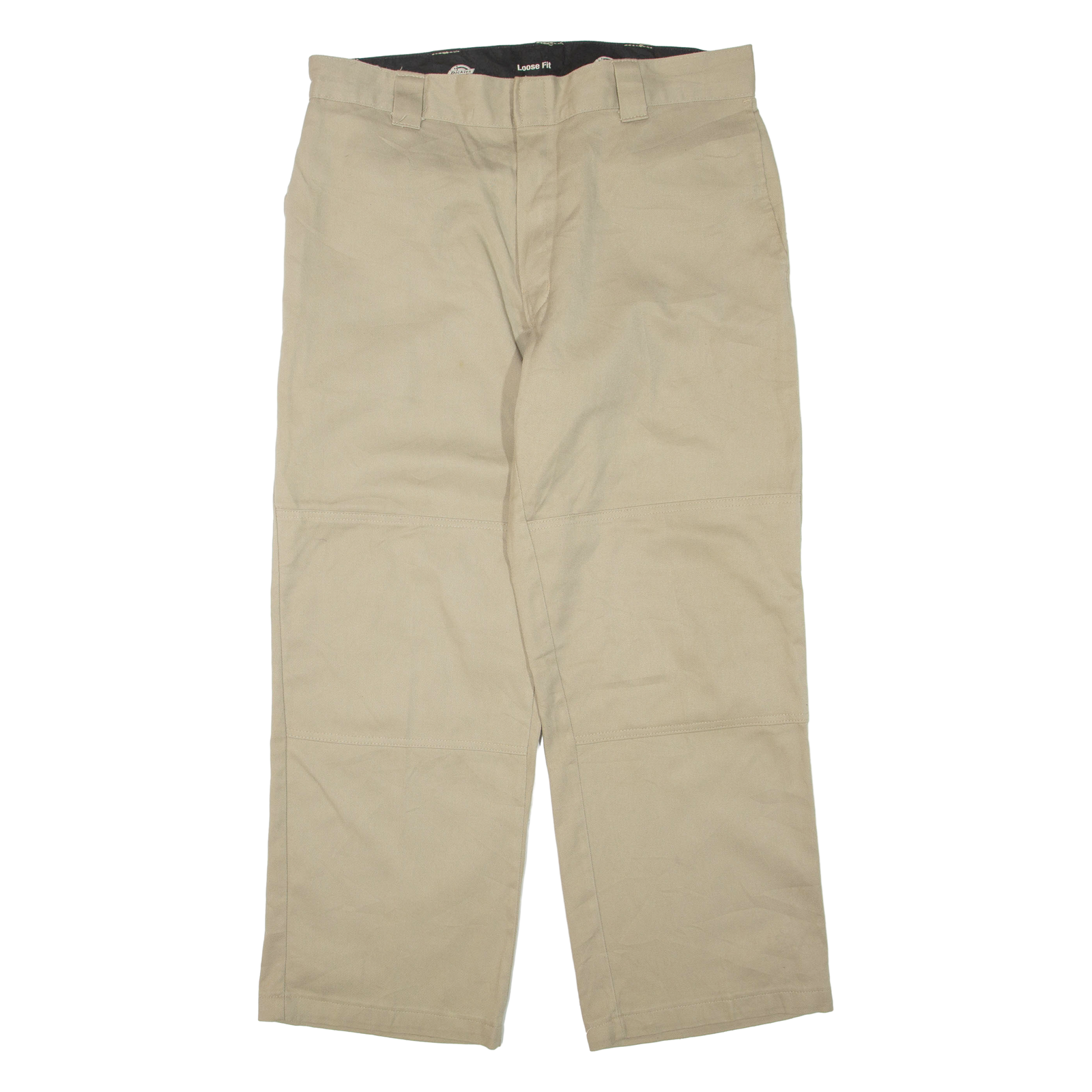DICKIES Mens Trousers Beige Regular Straight W36 L30 Refurbished - N/A refurbished available on Cerqular