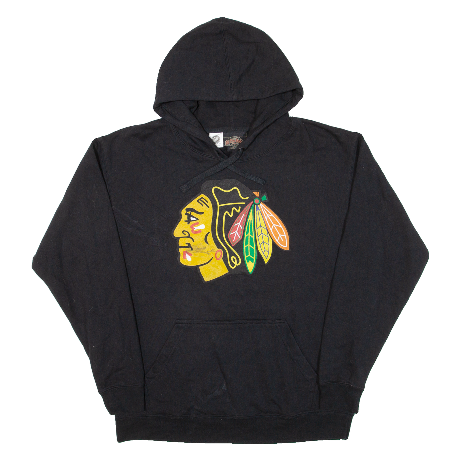 Chicago Blackhawks Mens Black Hoodie USA M Refurbished - N/A refurbished available on Cerqular