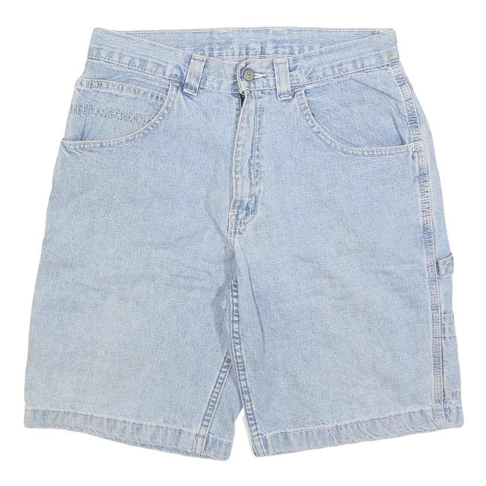 FADED GLORY Mens Denim Blue Casual Shorts M W30 Cotton Blend Relaxed Fit Refurbished - N/A refurbished available on Cerqular