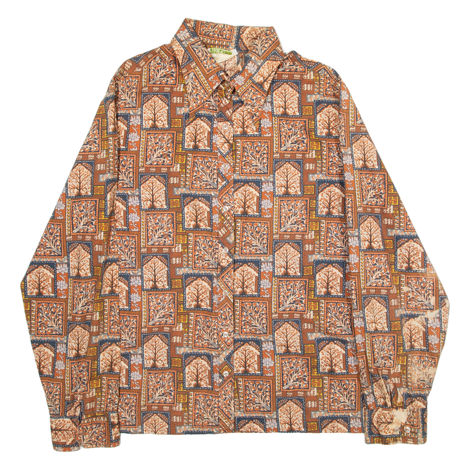 TALL SHOP Womens Shirt Brown Long Sleeve M Refurbished - N/A refurbished available on Cerqular