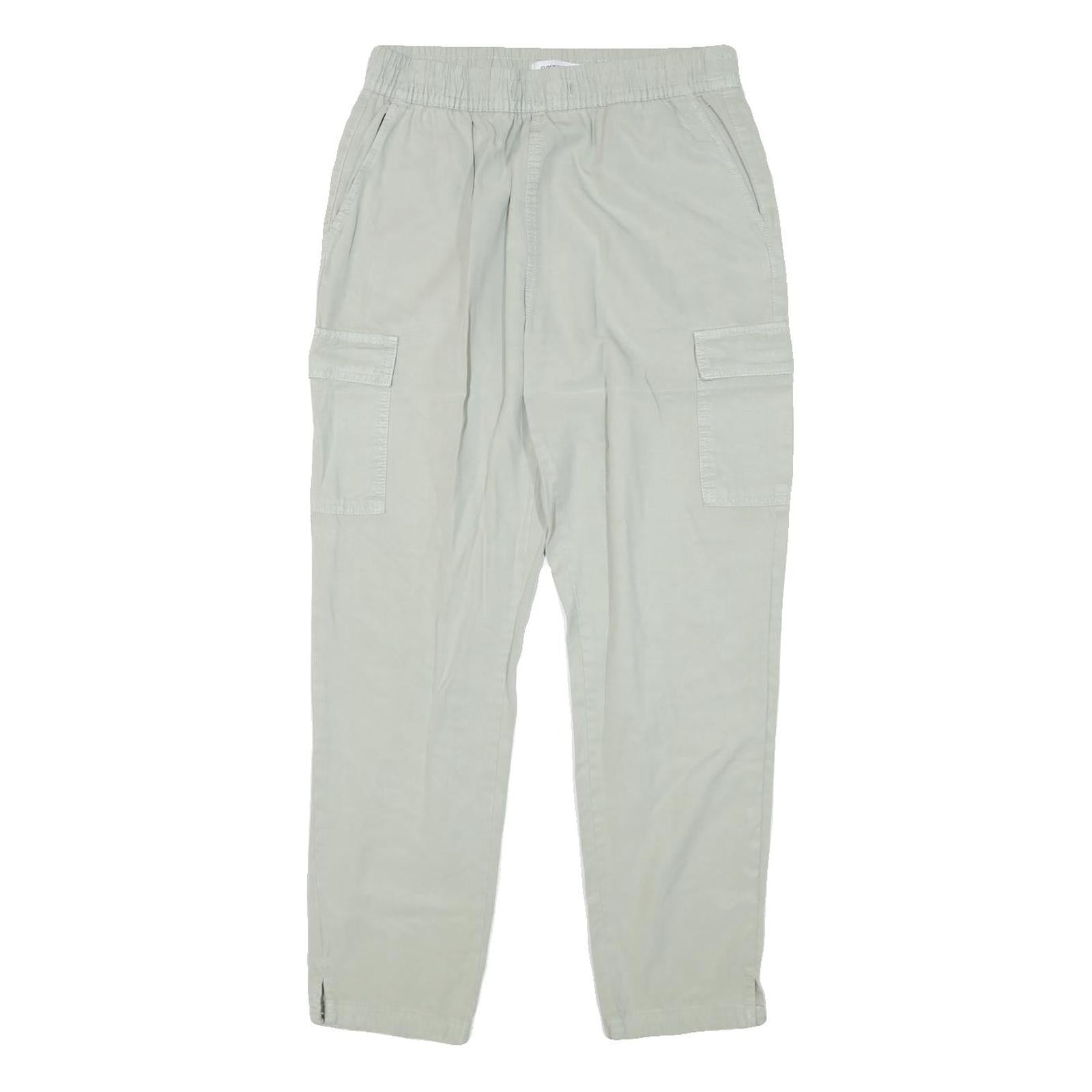 CLOCKHOUSE Womens Cotton Blend Beige Relaxed Cargo Trousers W28 L28 Drawstring Refurbished - N/A refurbished available on Cerqular