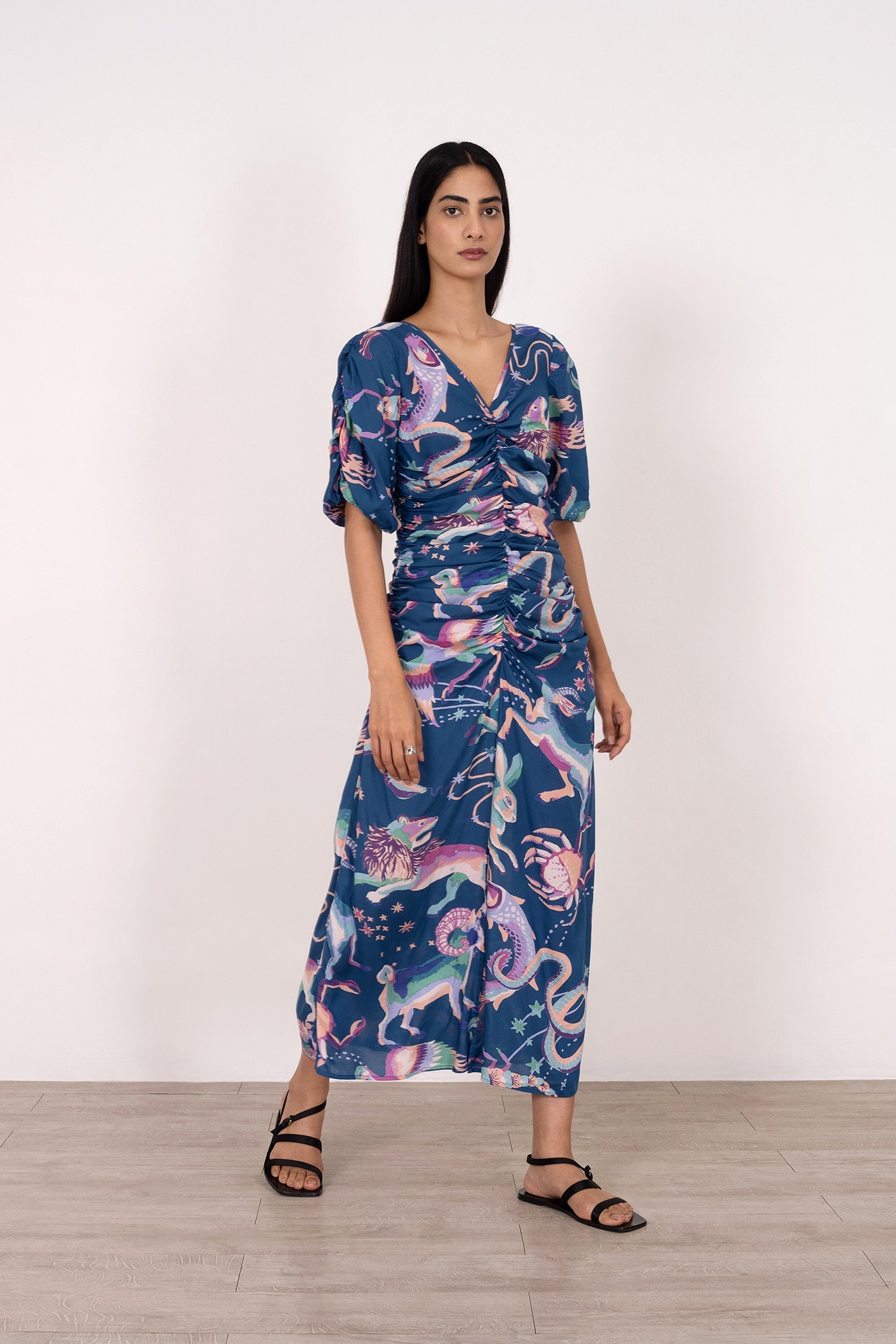 Dress Florence Dress Dark-Teal | Color: DARK TEAL | Size: S Refurbished - N/A (I could not find a well-known brand with this name refurbished available on Cerqular