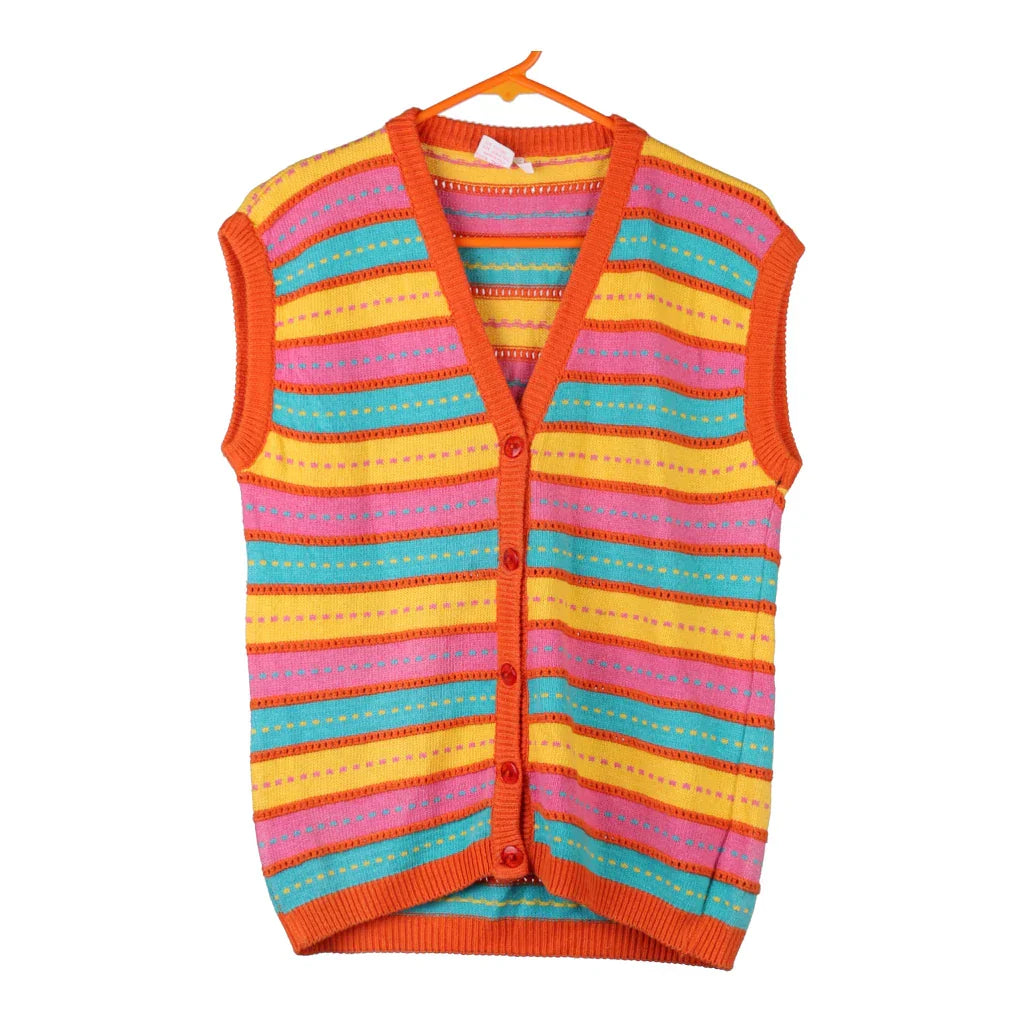 Age 14 Unbranded Sweater Vest - Large Multicoloured Cotton Refurbished - Thrifted (note: this is a term often used to describe second- refurbished available on Cerqular