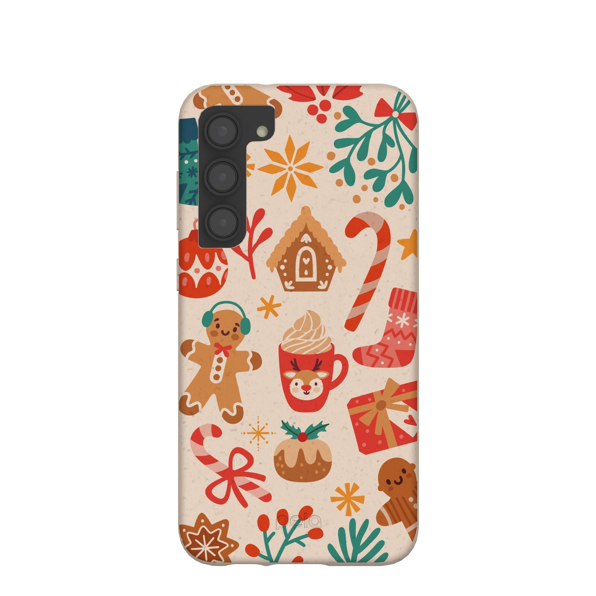 Seashell Festive AF Samsung Galaxy S23+(Plus) Case Refurbished - Pela Case refurbished available on Cerqular
