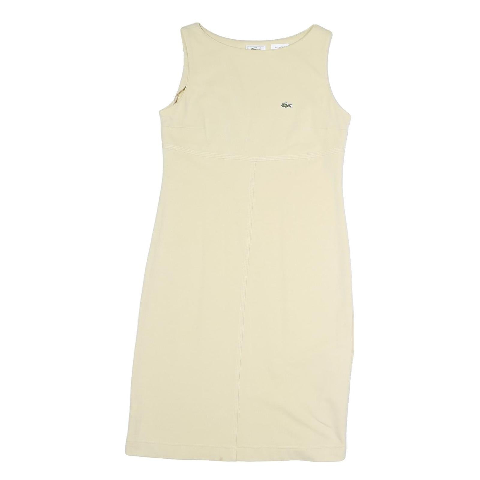 Buy LACOSTE Womens Beige Cotton Blend Sleeveless Day Dress Size M Casual Summer Fit Refurbished - $49.39 LACOSTE Womens Beige Cotton Blend Sleeveless Day Dress Size M Casual Summer Fit Refurbished - N/A refurbished available on Cerqular