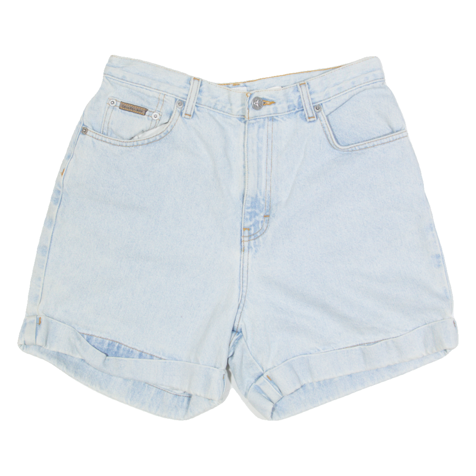 CALVIN KLEIN JEANS Womens Denim Shorts Blue M W28 Refurbished - N/A refurbished available on Cerqular