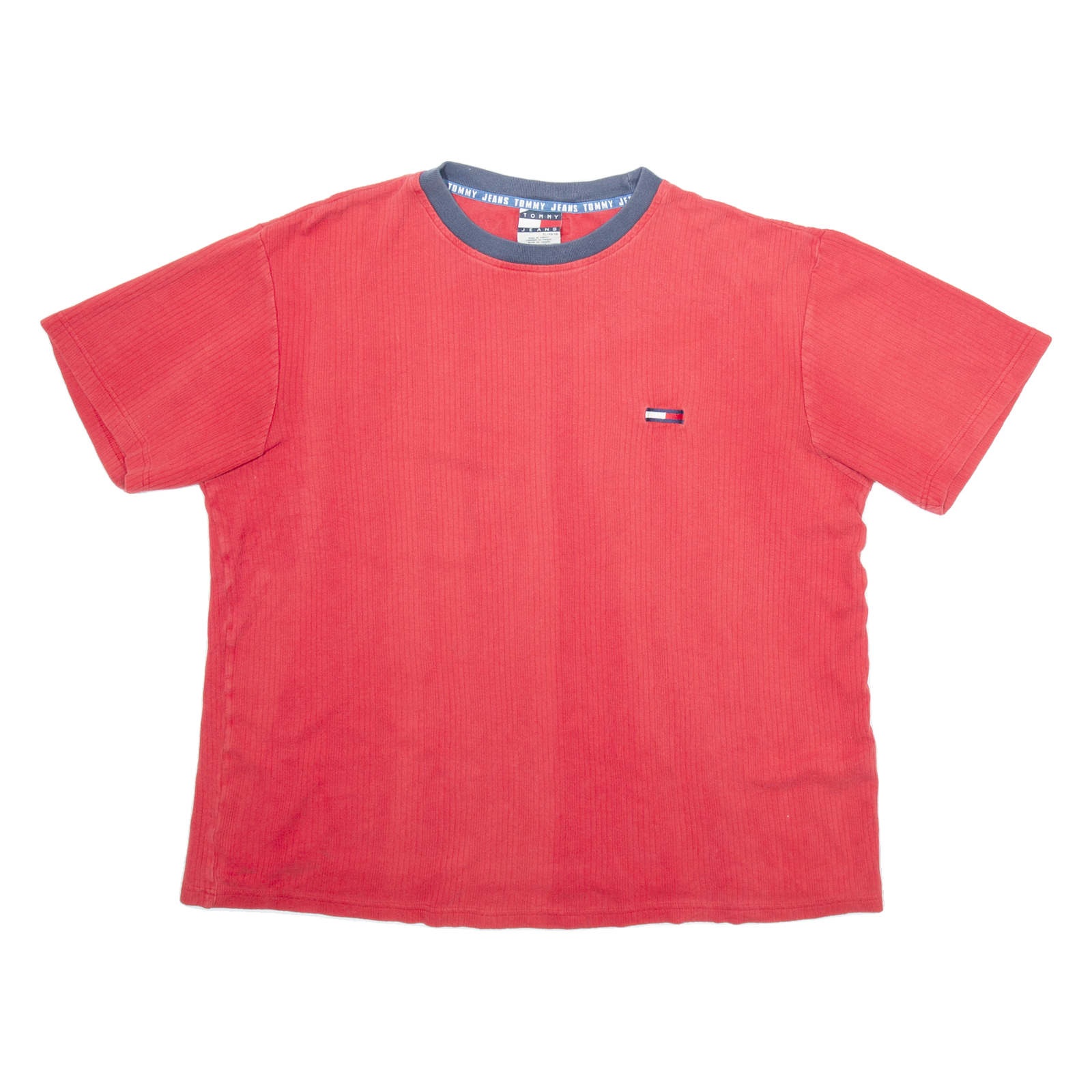 TOMMY JEANS Mens T-Shirt Red XL Refurbished - N/A refurbished available on Cerqular