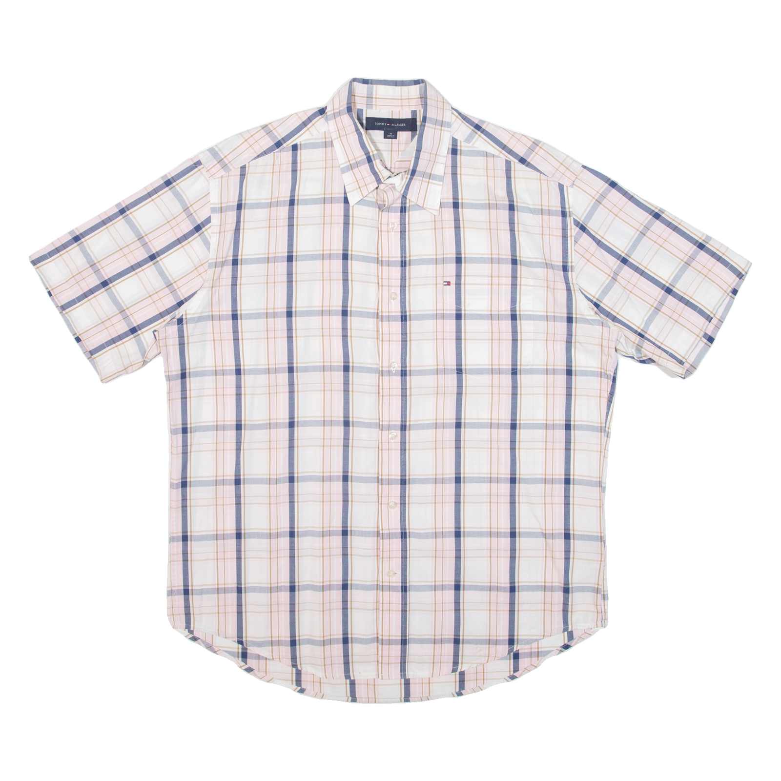Buy TOMMY HILFIGER Mens Shirt Pink Check M Refurbished - $15.59 TOMMY HILFIGER Mens Shirt Pink Check M Refurbished - N/A refurbished available on Cerqular