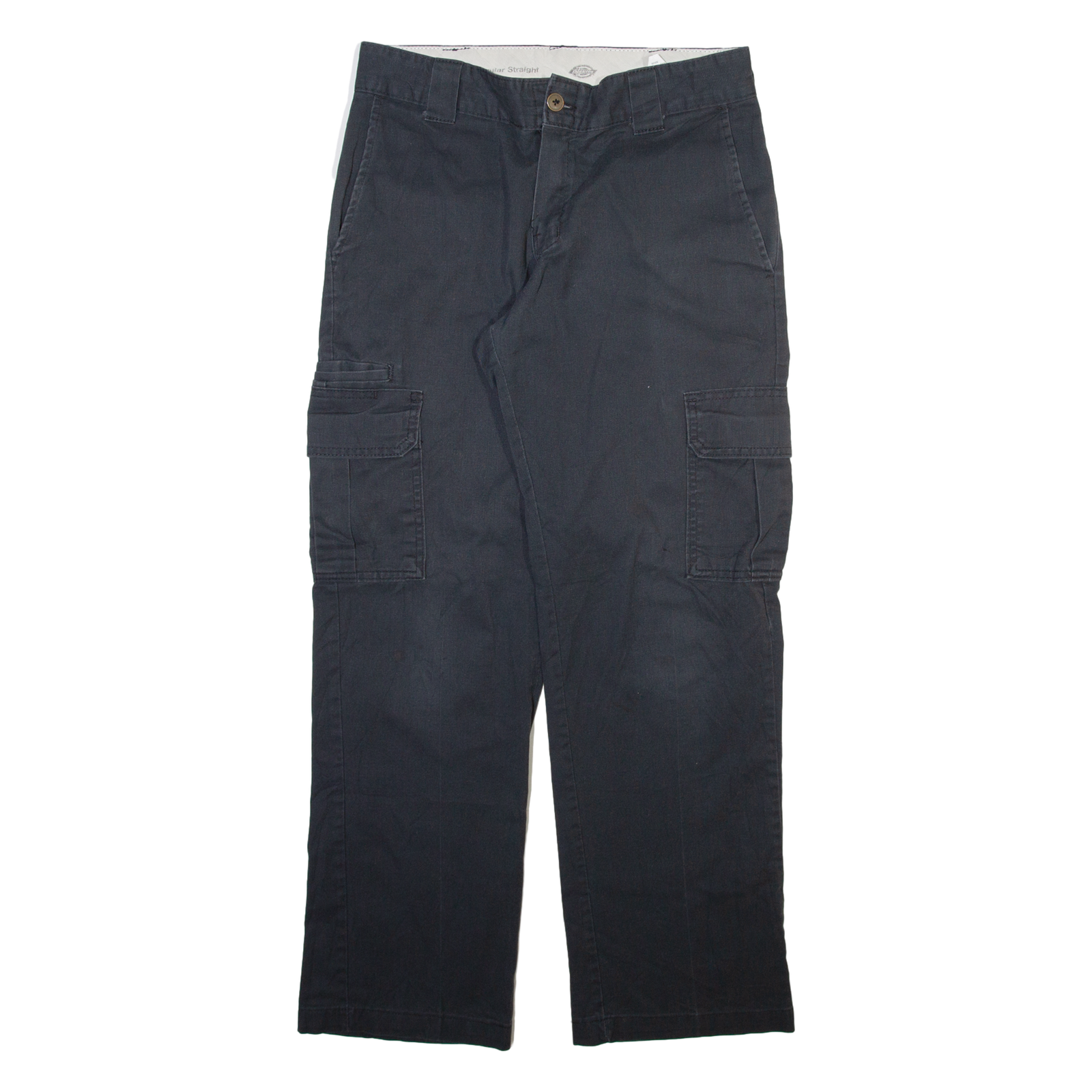 DICKIES Cargo Mens Trousers Grey Regular Straight W30 L30 Refurbished - N/A refurbished available on Cerqular