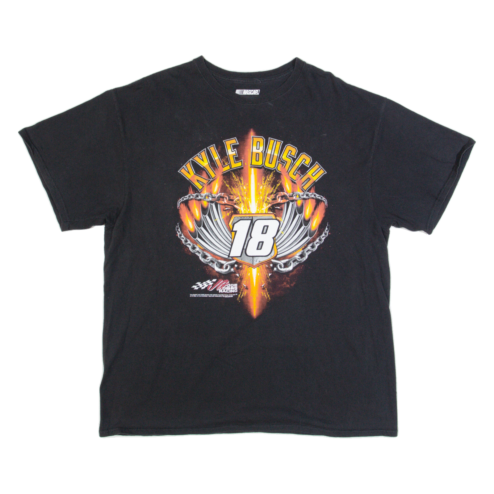 Buy NASCAR Kyle Busch Racing Mens T-Shirt Black USA XL Refurbished - $25.99 NASCAR Kyle Busch Racing Mens T-Shirt Black USA XL Refurbished - N/A refurbished available on Cerqular