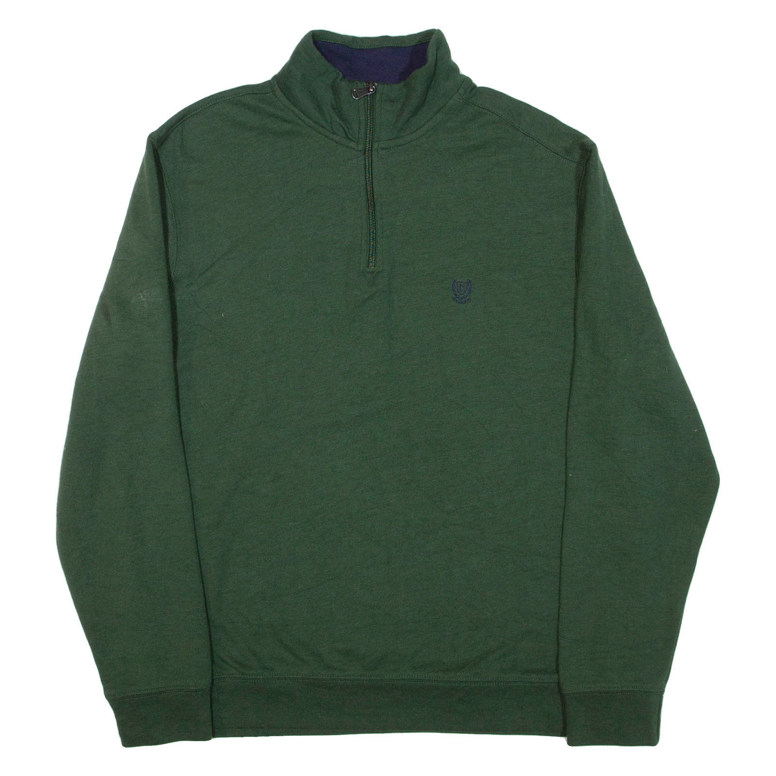 CHAPS Mens Sweatshirt Green 1/4 Zip L Refurbished - N/A refurbished available on Cerqular