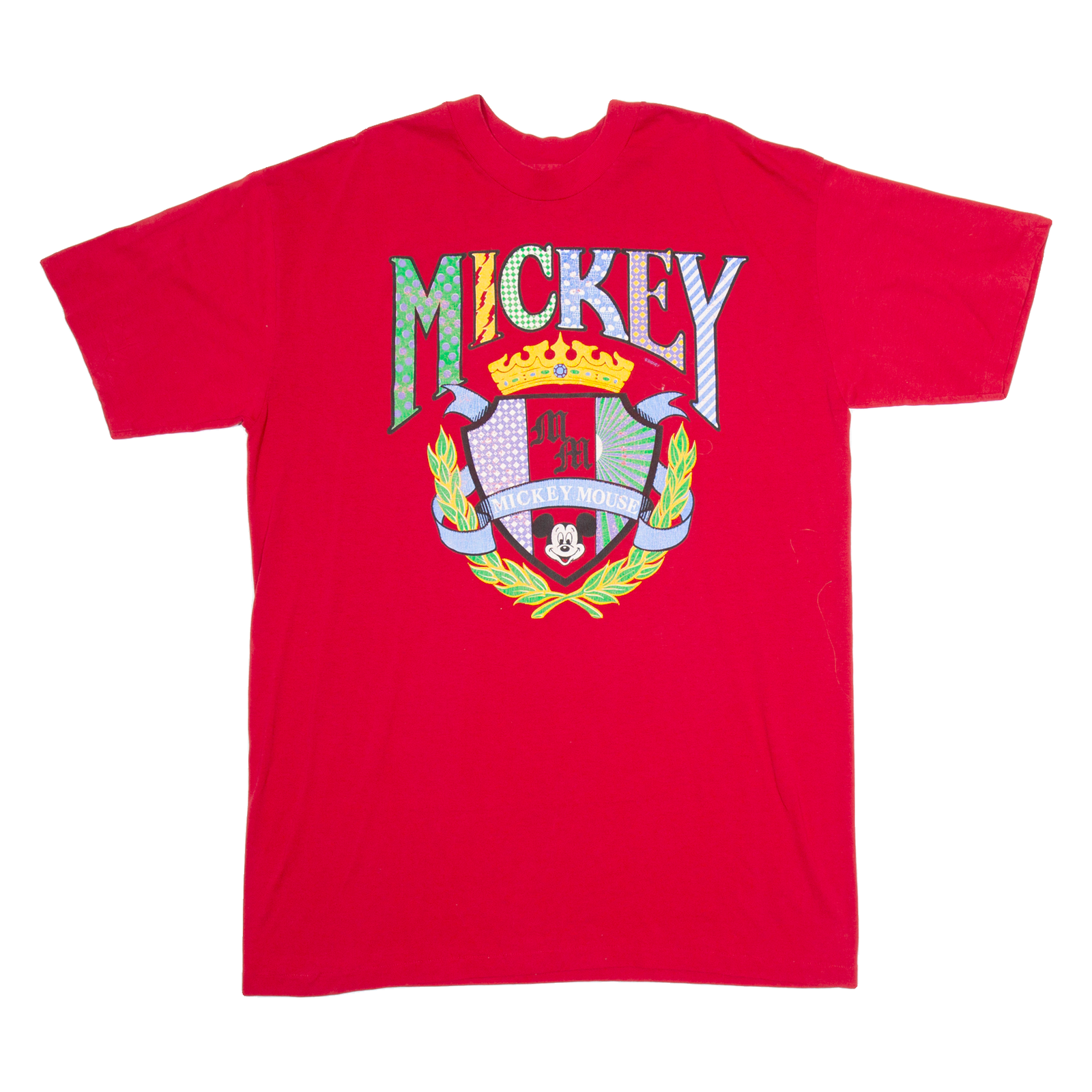 CAROLINA COLLECTION Mickey Mouse Mens T-Shirt Red ONE SIZE Refurbished - N/A refurbished available on Cerqular