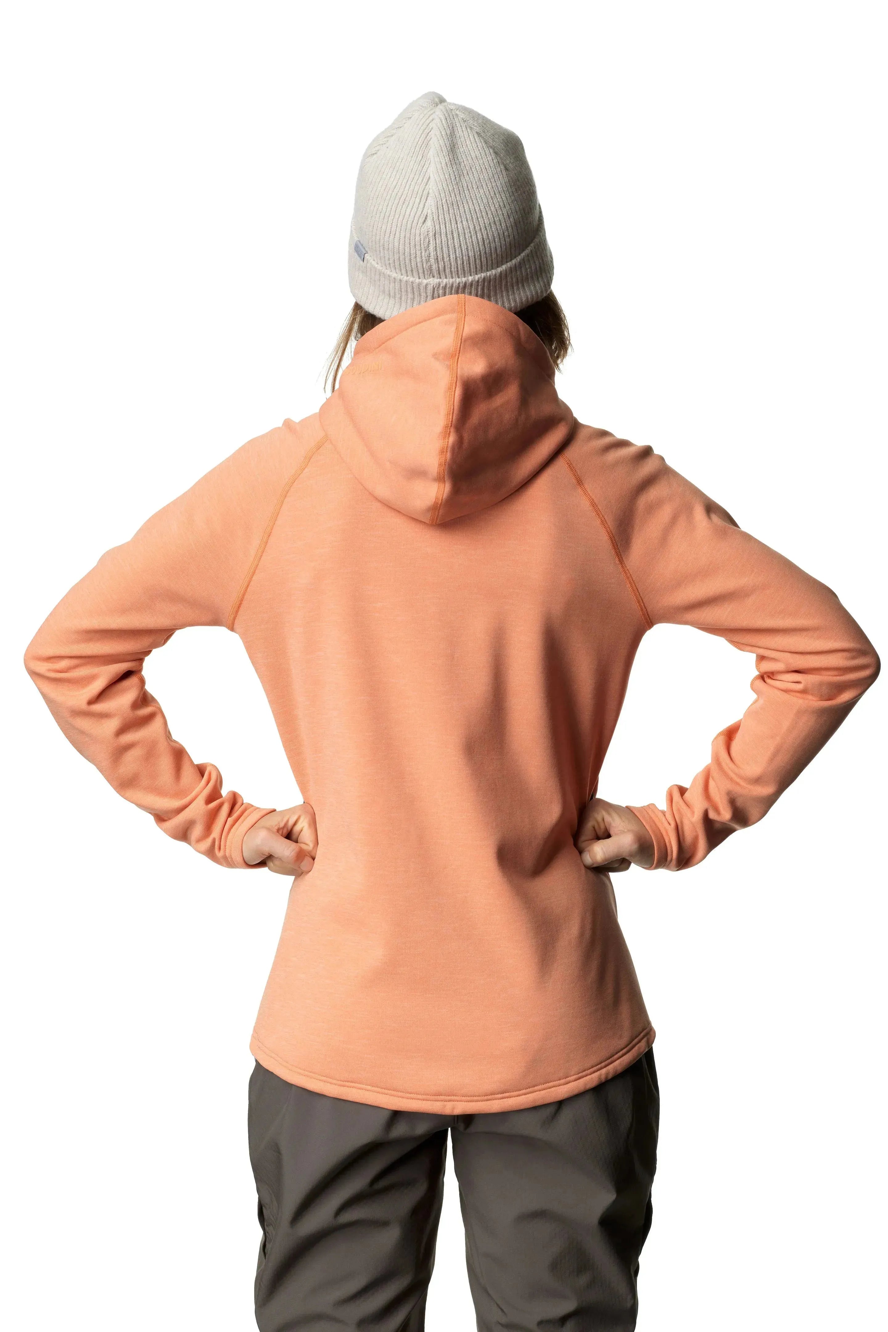 W's Outright Houdi | Color: Night Heat Orange | Size: S Refurbished - Houdini Sportswear refurbished available on Cerqular