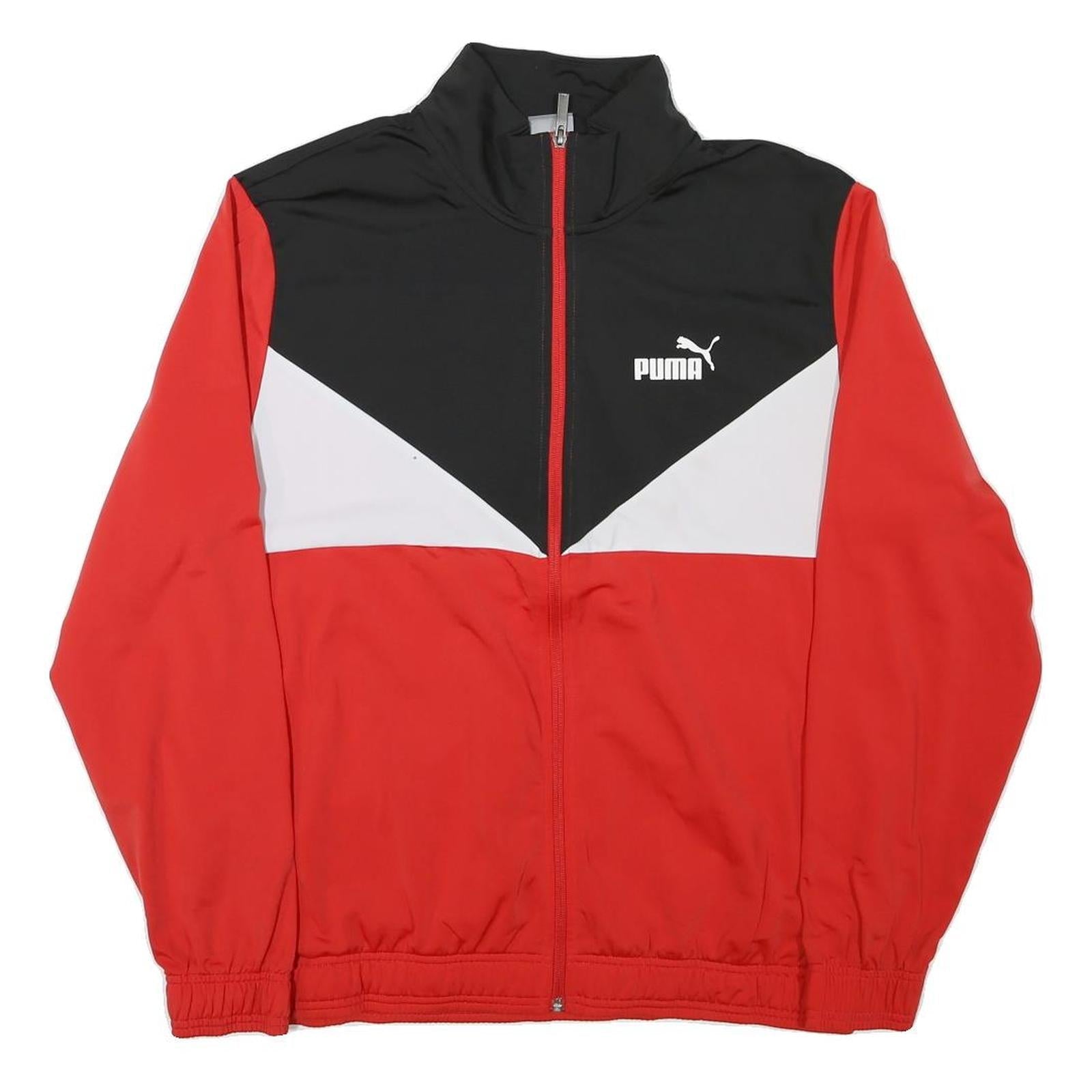 Buy PUMA Mens Red Black & White Zip Up Jacket XL Polyester Blend Colourblock Refurbished - $41.59 PUMA Mens Red Black & White Zip Up Jacket XL Polyester Blend Colourblock Refurbished - N/A refurbished available on Cerqular