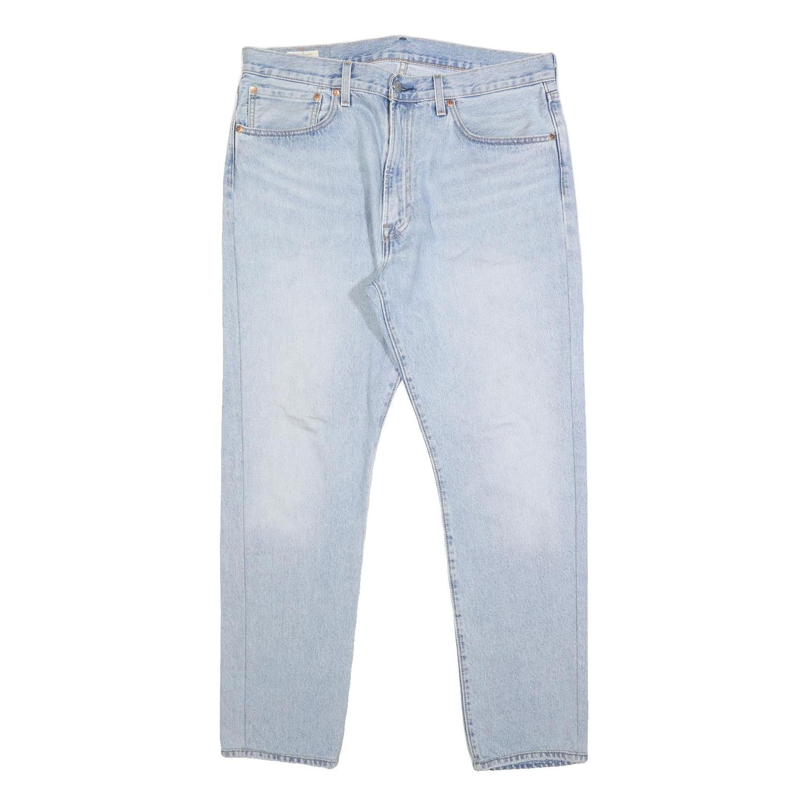 LEVI'S 551Z Mens Jeans Blue Slim Straight Denim Light W34 L29 Classic Fit Refurbished - N/A refurbished available on Cerqular