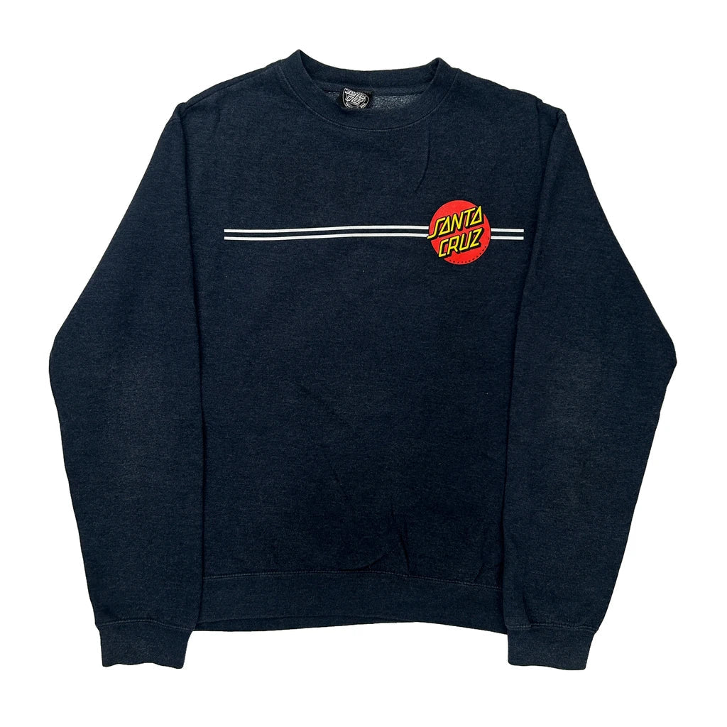Skateboards Santa Cruz Long Sleeve T-Shirt - Medium Yellow Cotton Blend Refurbished - Thrifted (note: this is a term often used to describe second- refurbished available on Cerqular