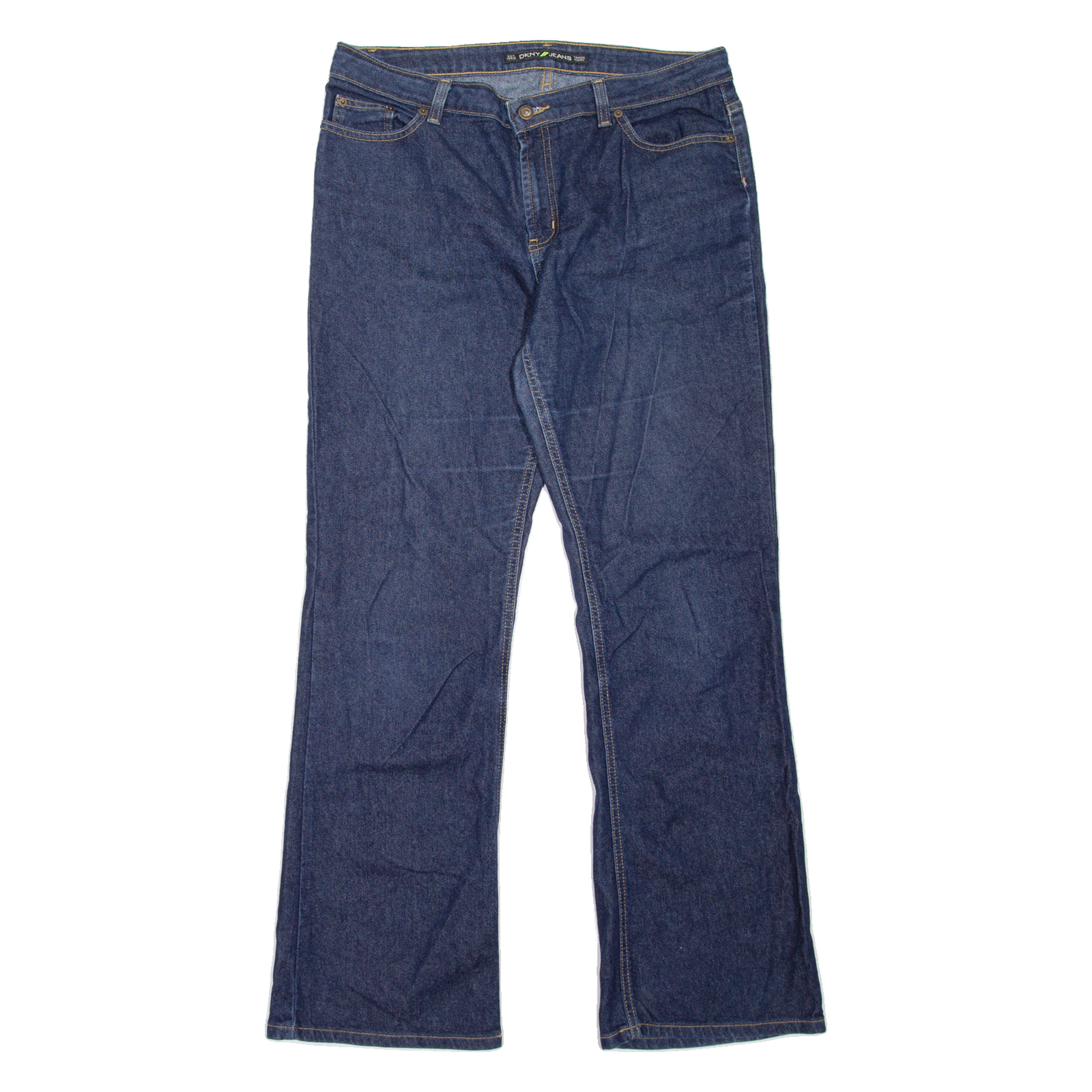 DKNY Womens Jeans Blue Regular Bootcut W34 L32 Refurbished - N/A refurbished available on Cerqular