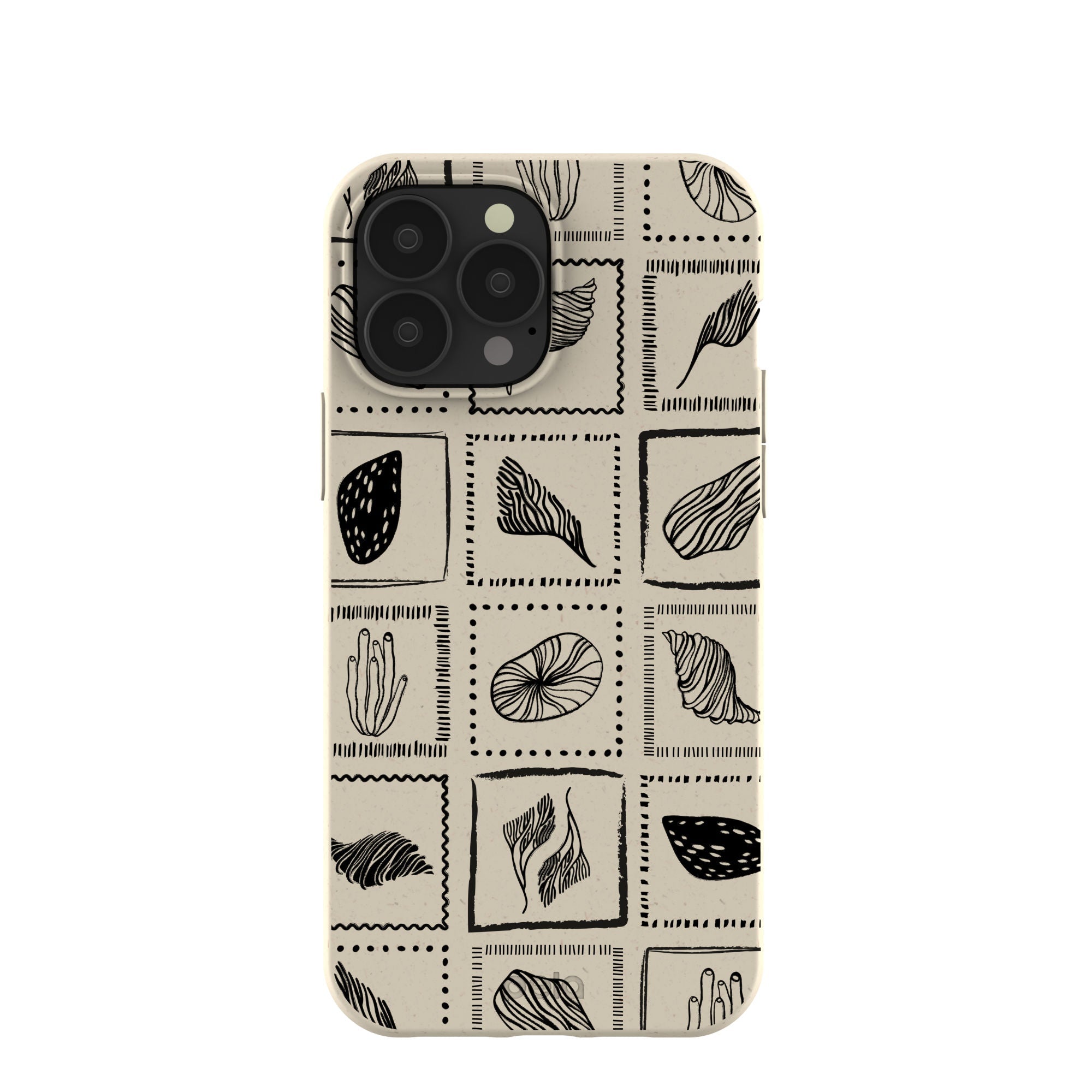 London Fog Coral Tiles iPhone 13 Pro Max Case Refurbished - Pela Case refurbished available on Cerqular