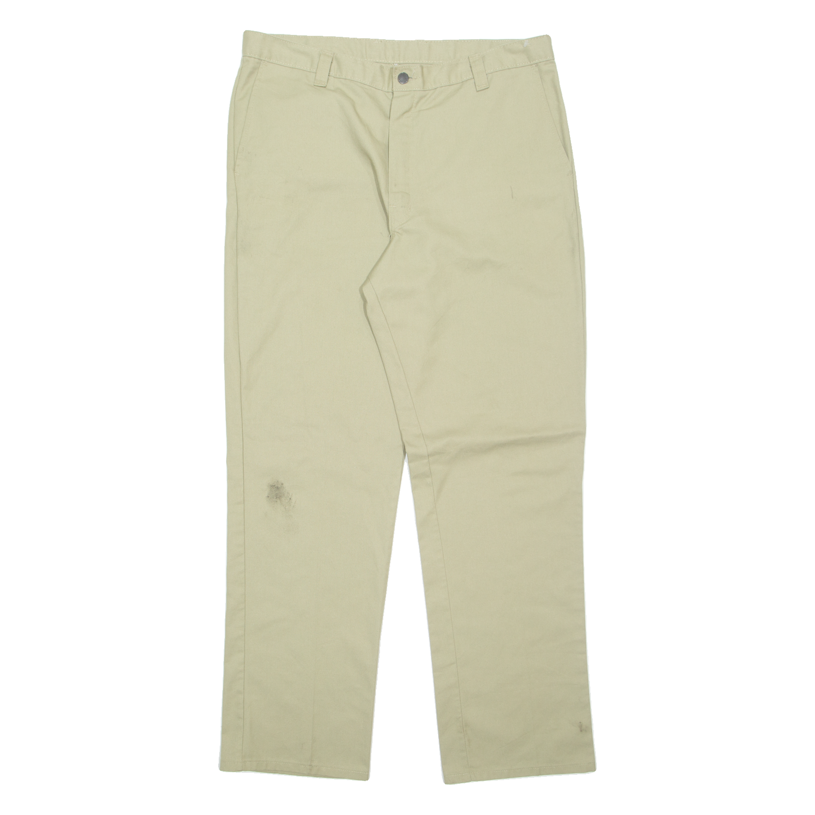DICKIES Chino Mens Trousers Beige Regular Straight W36 L33 Refurbished - N/A refurbished available on Cerqular