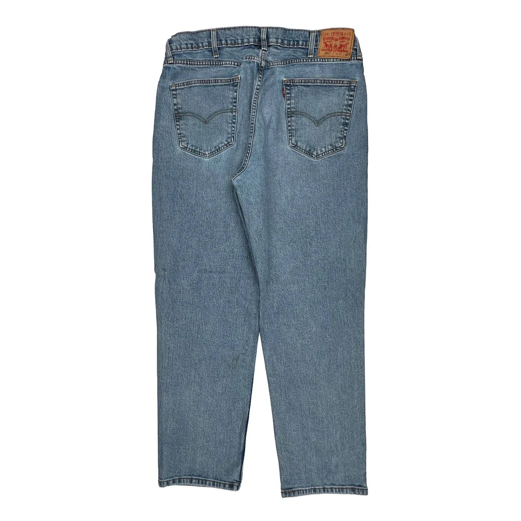 Levis 550 Jeans - 35W 29L Light Wash Denim Refurbished - Thrifted (note: this is a term often used to describe second- refurbished available on Cerqular