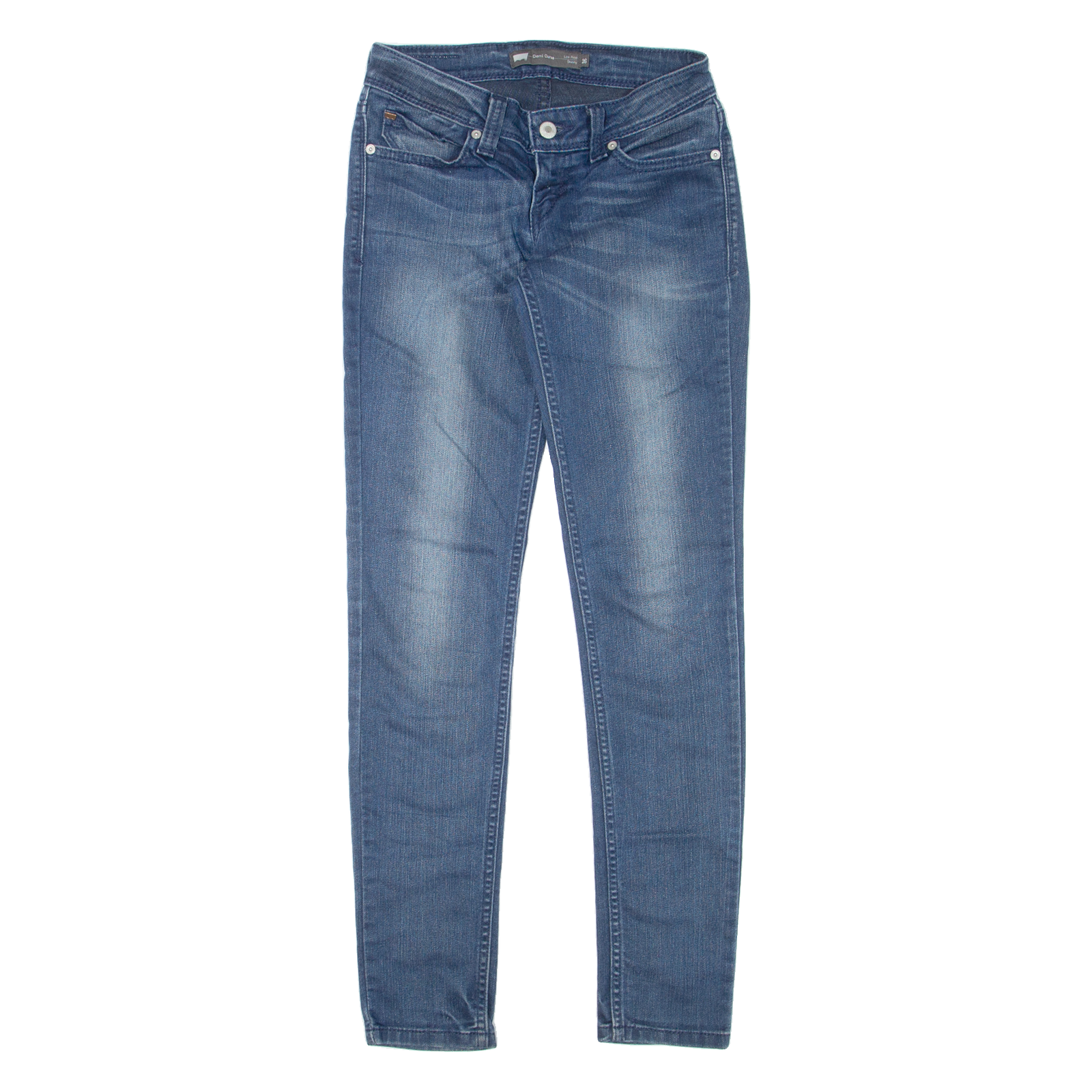 LEVI'S Low Rise Womens Jeans Blue Slim Skinny Stone Wash W26 L30 Refurbished - N/A refurbished available on Cerqular