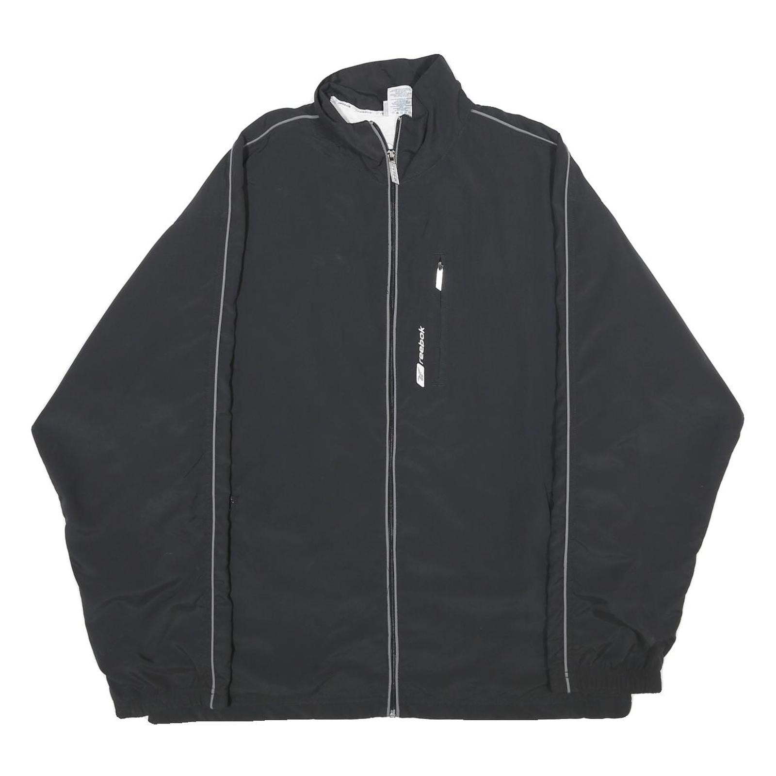 Buy REEBOK Mens Black Zip Jacket M Polyester Plain Lightweight Sportswear Sports Refurbished - $36.39 REEBOK Mens Black Zip Jacket M Polyester Plain Lightweight Sportswear Sports Refurbished - N/A refurbished available on Cerqular