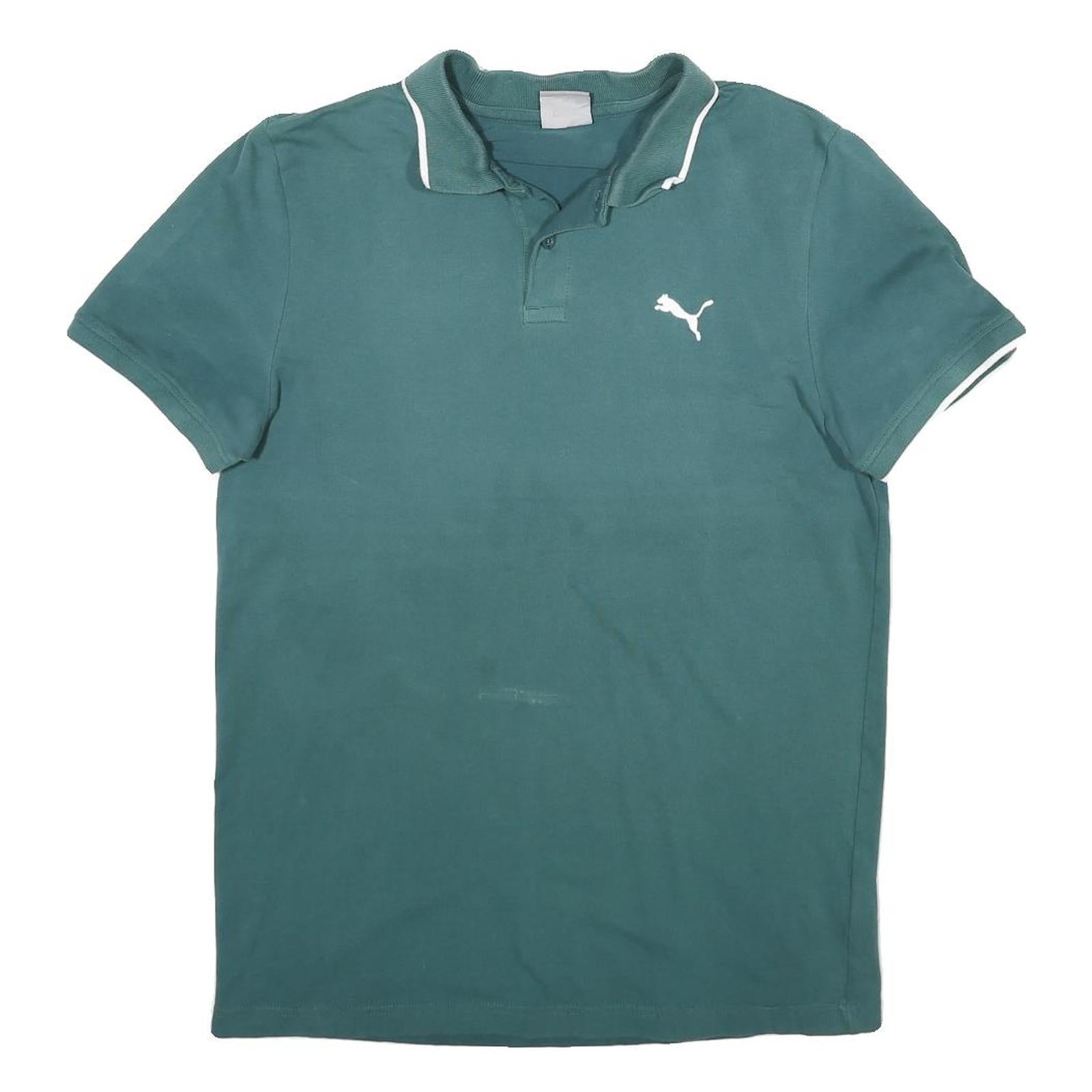 Buy PUMA Mens Green Polo Shirt Short Sleeve Plain M Cotton Blend Sport Casual Refurbished - $24.69 PUMA Mens Green Polo Shirt Short Sleeve Plain M Cotton Blend Sport Casual Refurbished - N/A refurbished available on Cerqular