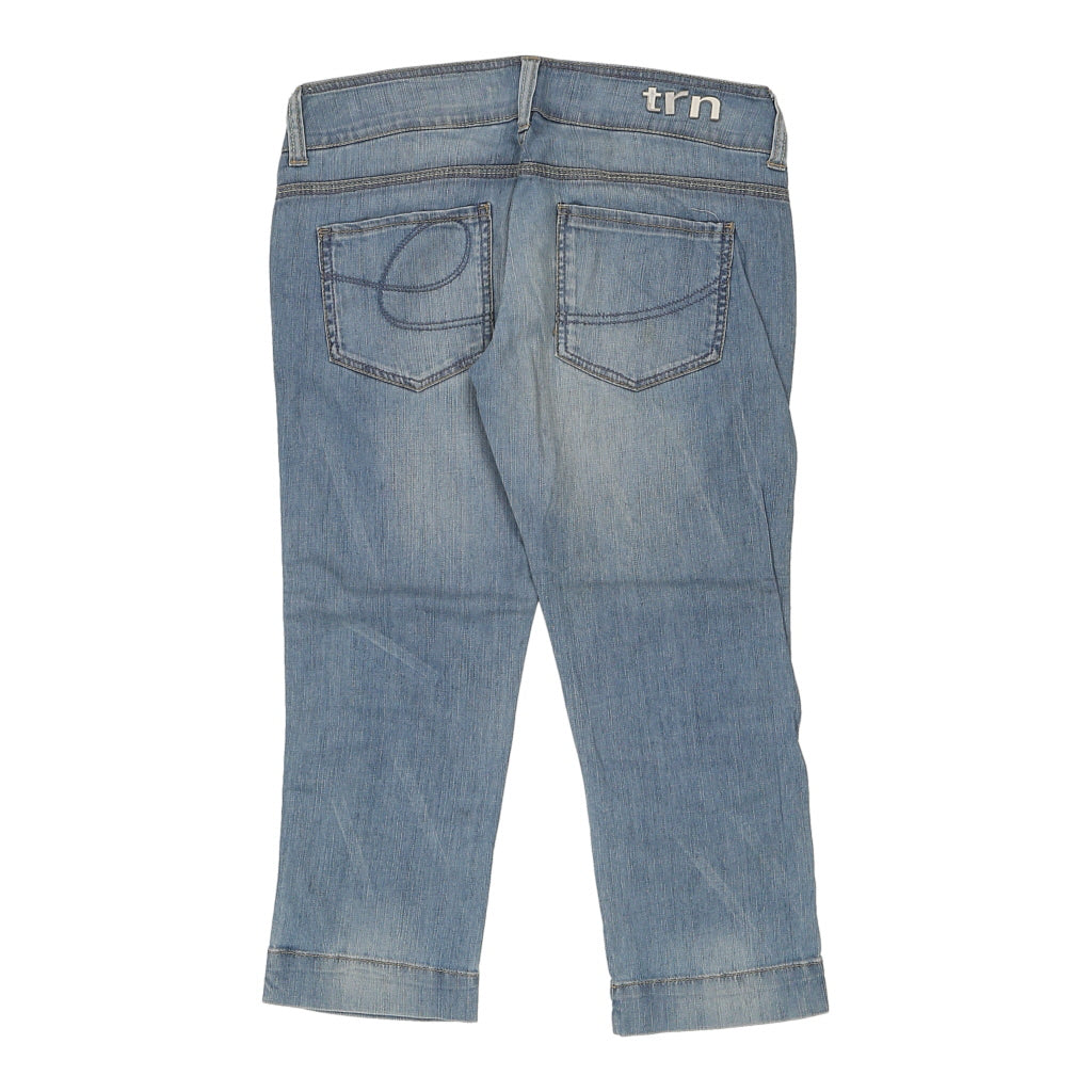 Terranova Denim Shorts - Medium Light Wash Cotton Refurbished - Thrifted (note: this is a term often used to describe second- refurbished available on Cerqular