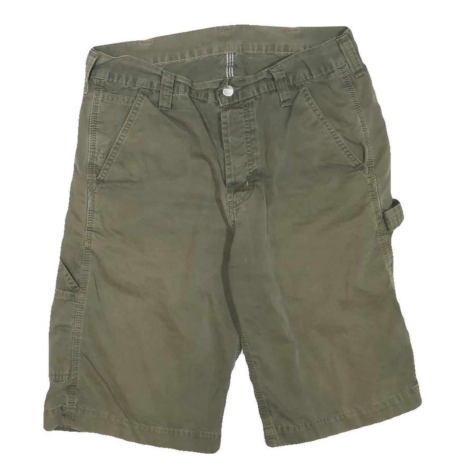 CARHARTT Mens Shorts Green Casual Cotton Blend M W32 Workwear Utility Refurbished - N/A refurbished available on Cerqular