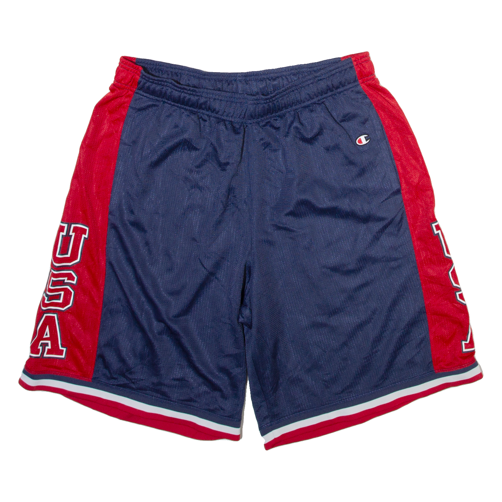 CHAMPION Mens Casual Shorts Blue Relaxed XL W33 Refurbished - N/A refurbished available on Cerqular