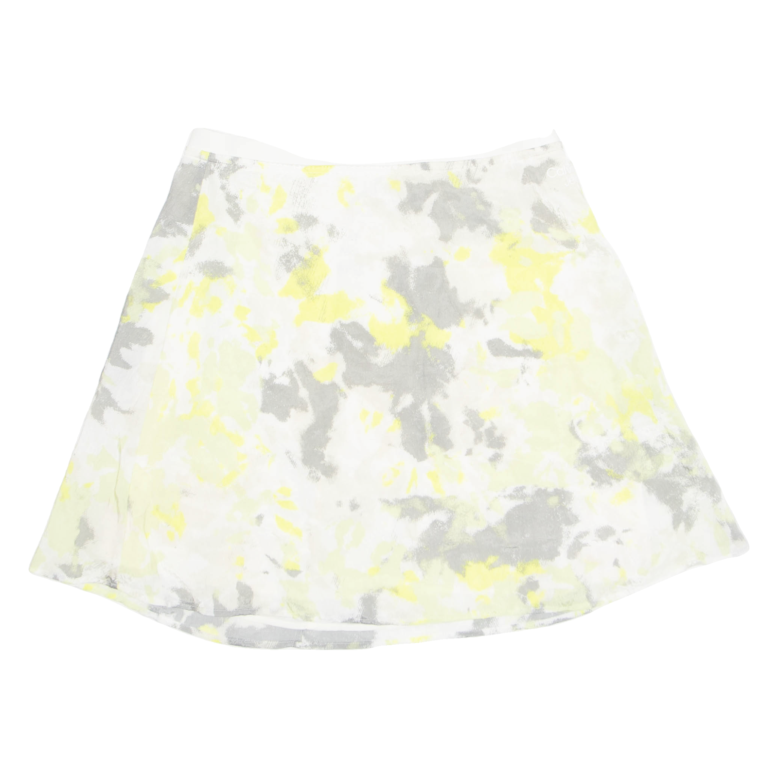 CALVIN KLEIN JEANS Womens A-Line Skirt Yellow Short Floral L Refurbished - N/A refurbished available on Cerqular