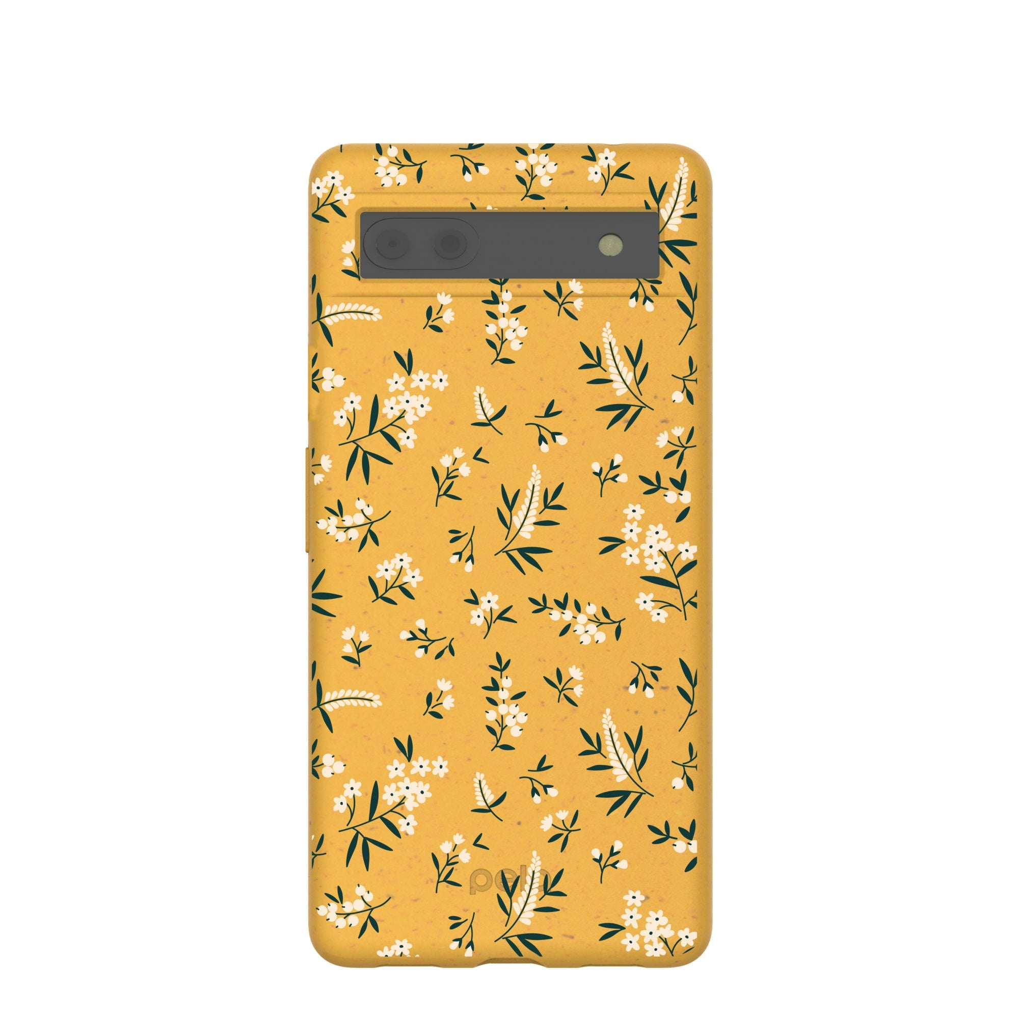 Honey White Posies Google Pixel 6a Case Refurbished - Pela Case refurbished available on Cerqular