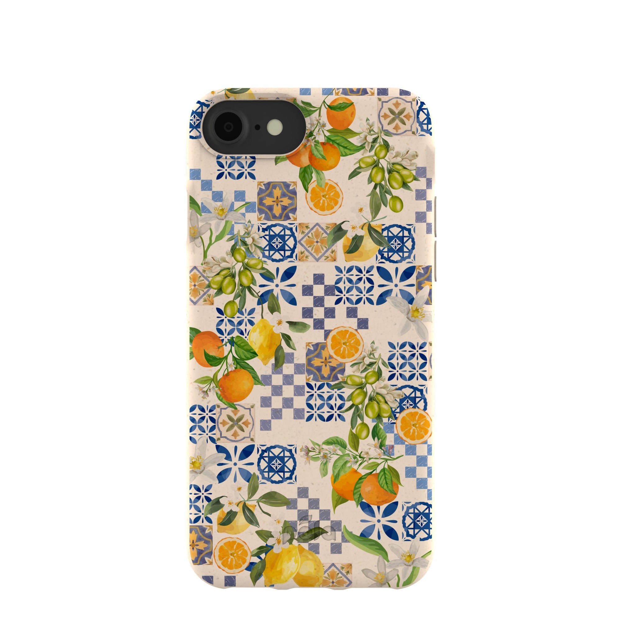 Seashell Amalfi Fruits iPhone 6/6s/7/8/SE Case Refurbished - Pela Case refurbished available on Cerqular