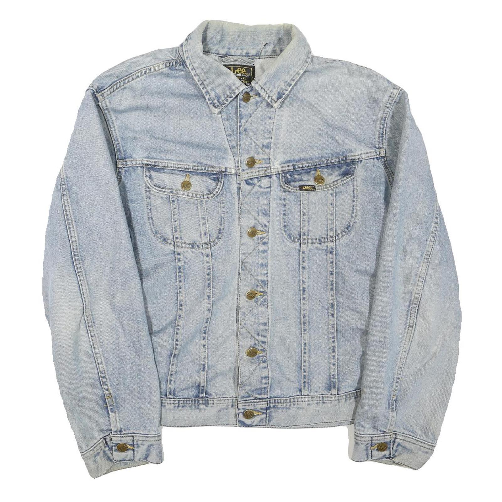 Buy LEE Mens Light Blue Denim Jacket XL Cotton Blend Button Closure Classic Refurbished - $51.99 LEE Mens Light Blue Denim Jacket XL Cotton Blend Button Closure Classic Refurbished - N/A refurbished available on Cerqular
