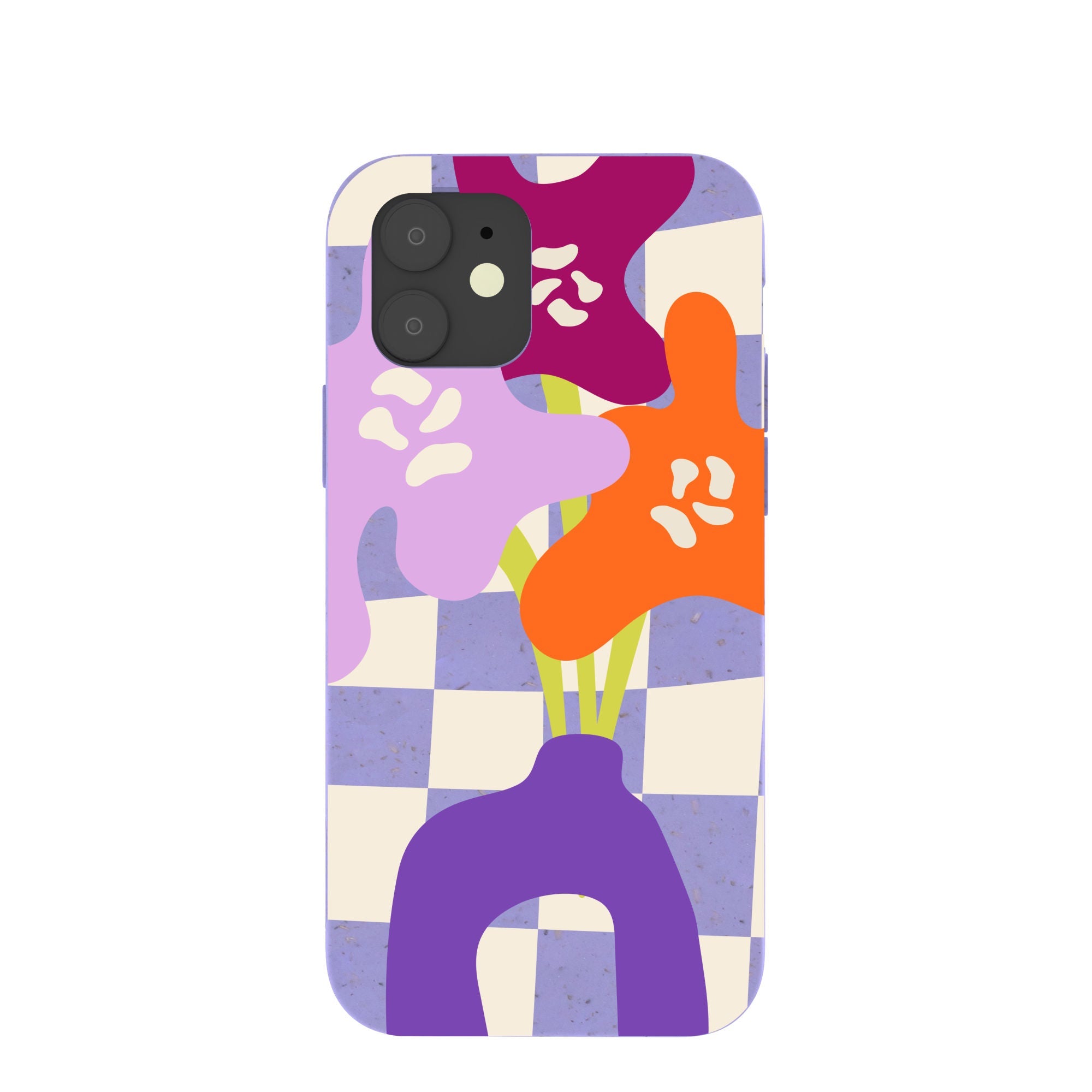 Lavender Bright Blooms iPhone 12/ iPhone 12 Pro Case Refurbished - Pela Case refurbished available on Cerqular