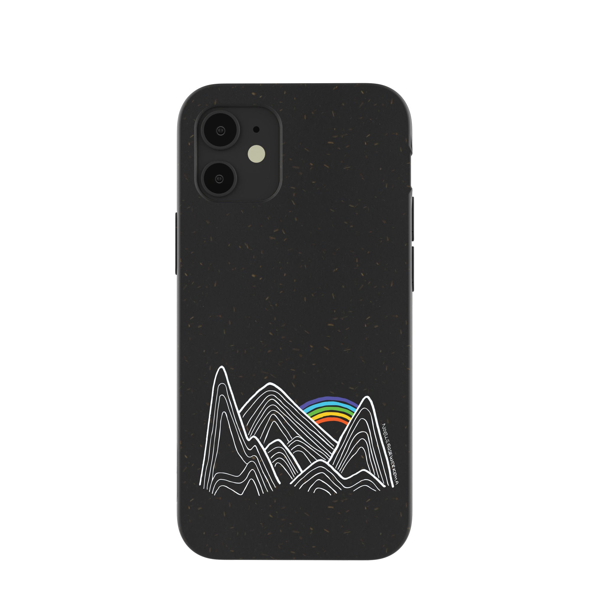 Black Elevation iPhone 12 Mini Case Refurbished - Pela Case refurbished available on Cerqular