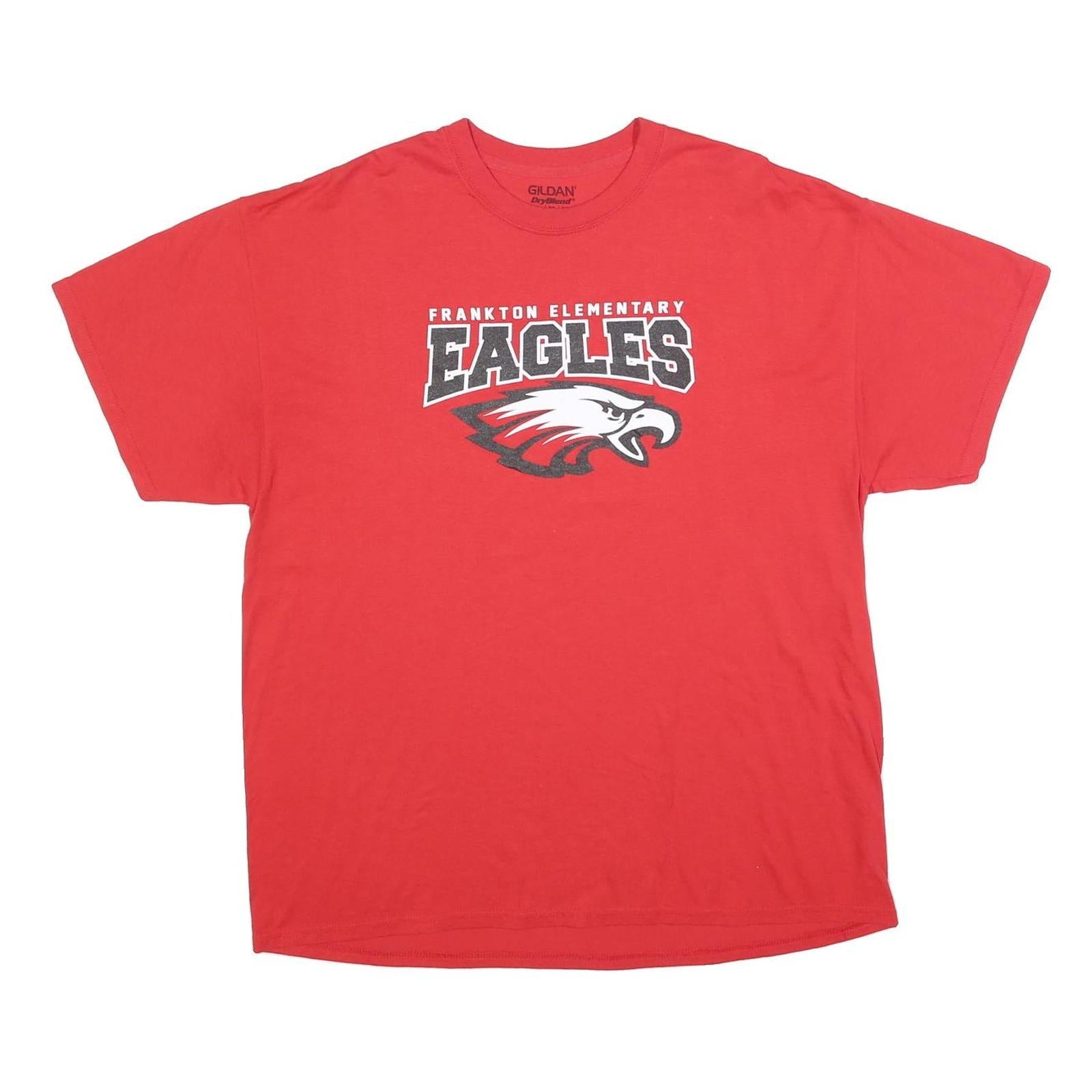 Buy GILDAN Mens Red Frankton Elementary Eagles Graphic T-Shirt XL Short Sleeve Crew Refurbished - $12.99 GILDAN Mens Red Frankton Elementary Eagles Graphic T-Shirt XL Short Sleeve Crew Refurbished - N/A refurbished available on Cerqular