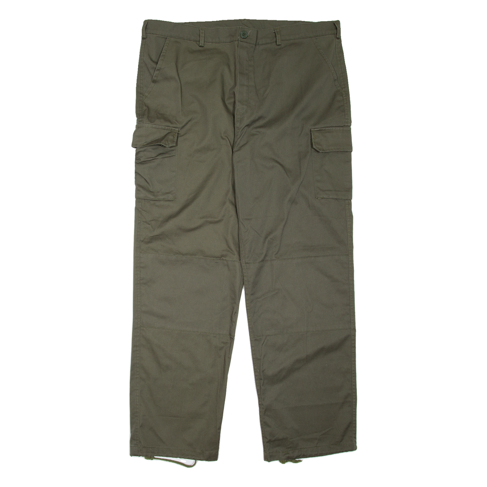 BLUE RIVER Cargo Mens Trousers Green Relaxed Tapered W42 L32 Refurbished - N/A refurbished available on Cerqular
