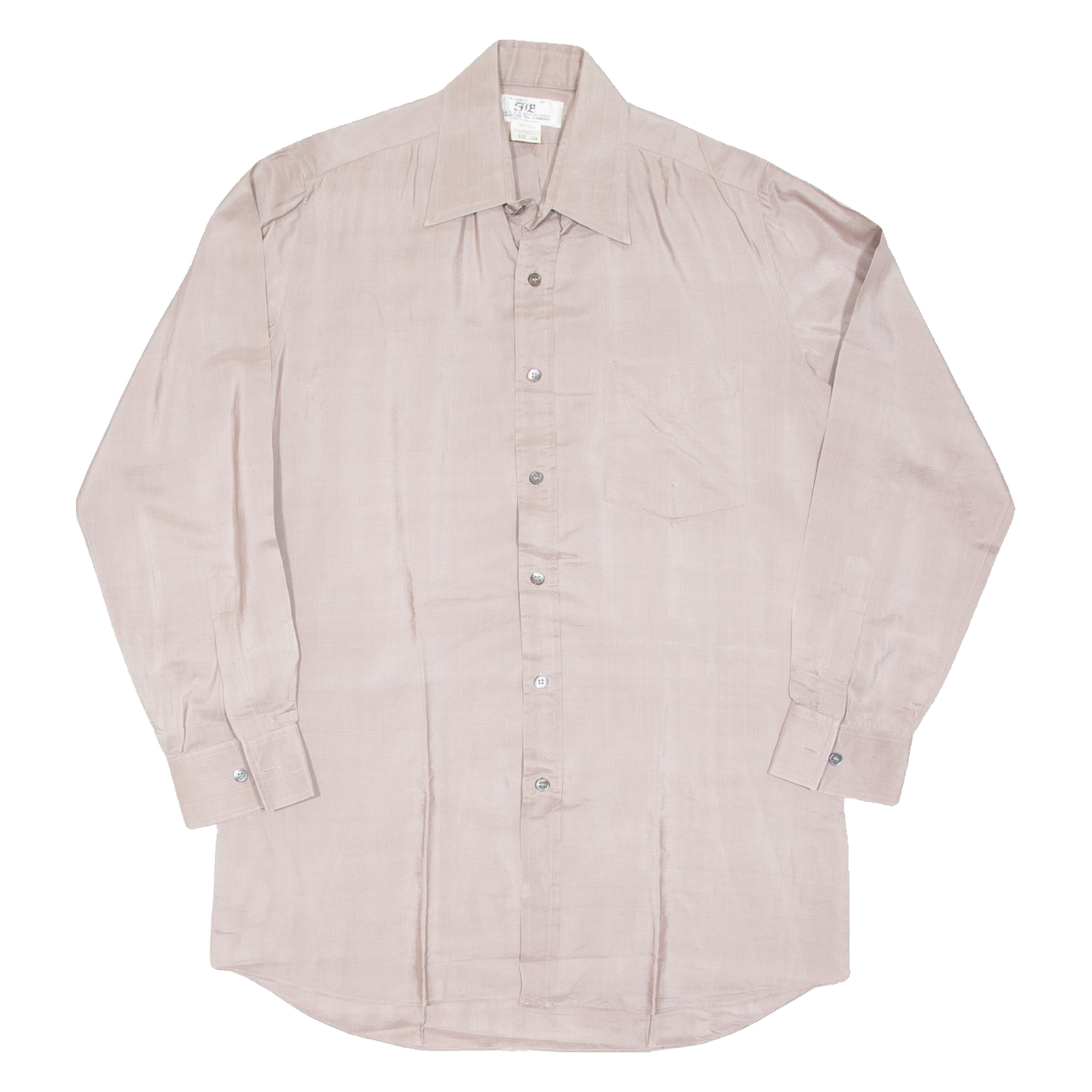 Mens Plain Shirt Purple Suede Long Sleeve M Refurbished - N/A refurbished available on Cerqular
