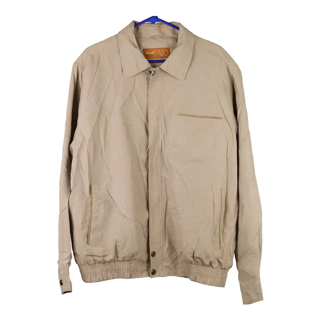 Wudi Jacket - XL Beige Polyester Refurbished - Thrifted (note: this is a term often used to describe second- refurbished available on Cerqular