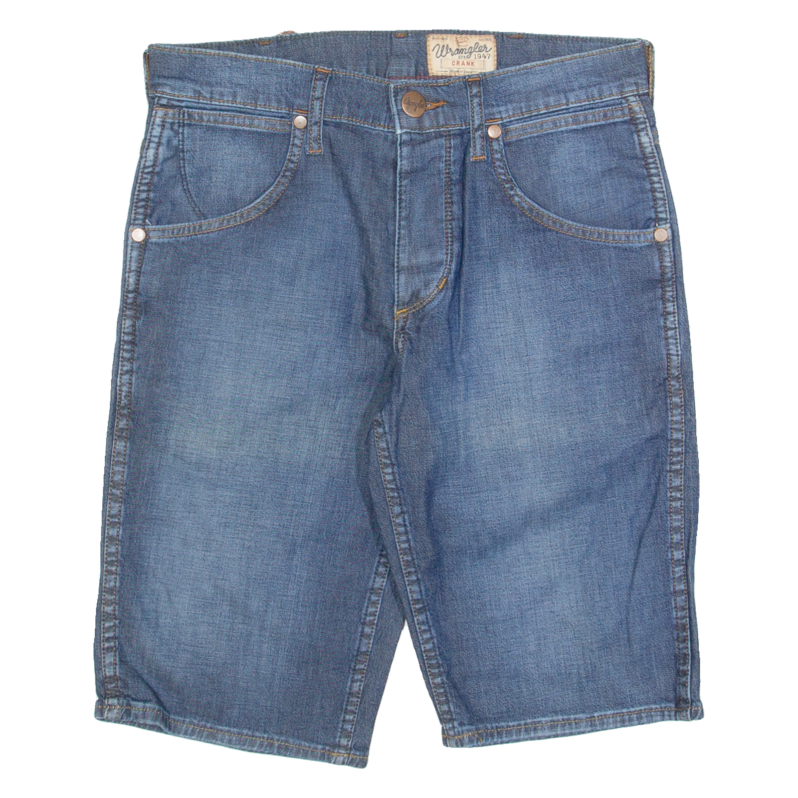 WRANGLER Crank Mens Denim Shorts Blue S W19 Refurbished - N/A refurbished available on Cerqular