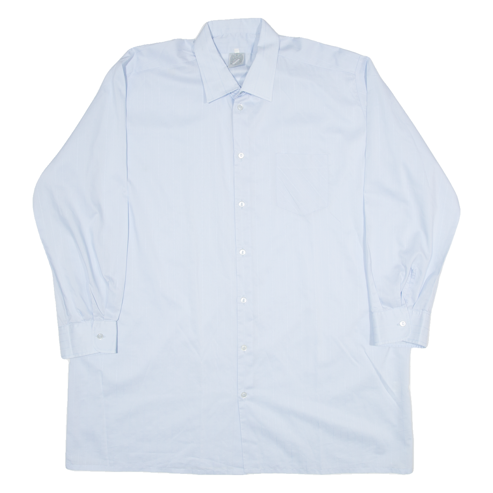 MARSUM Mens Shirt Blue Striped Long Sleeve 2XL Refurbished - N/A refurbished available on Cerqular